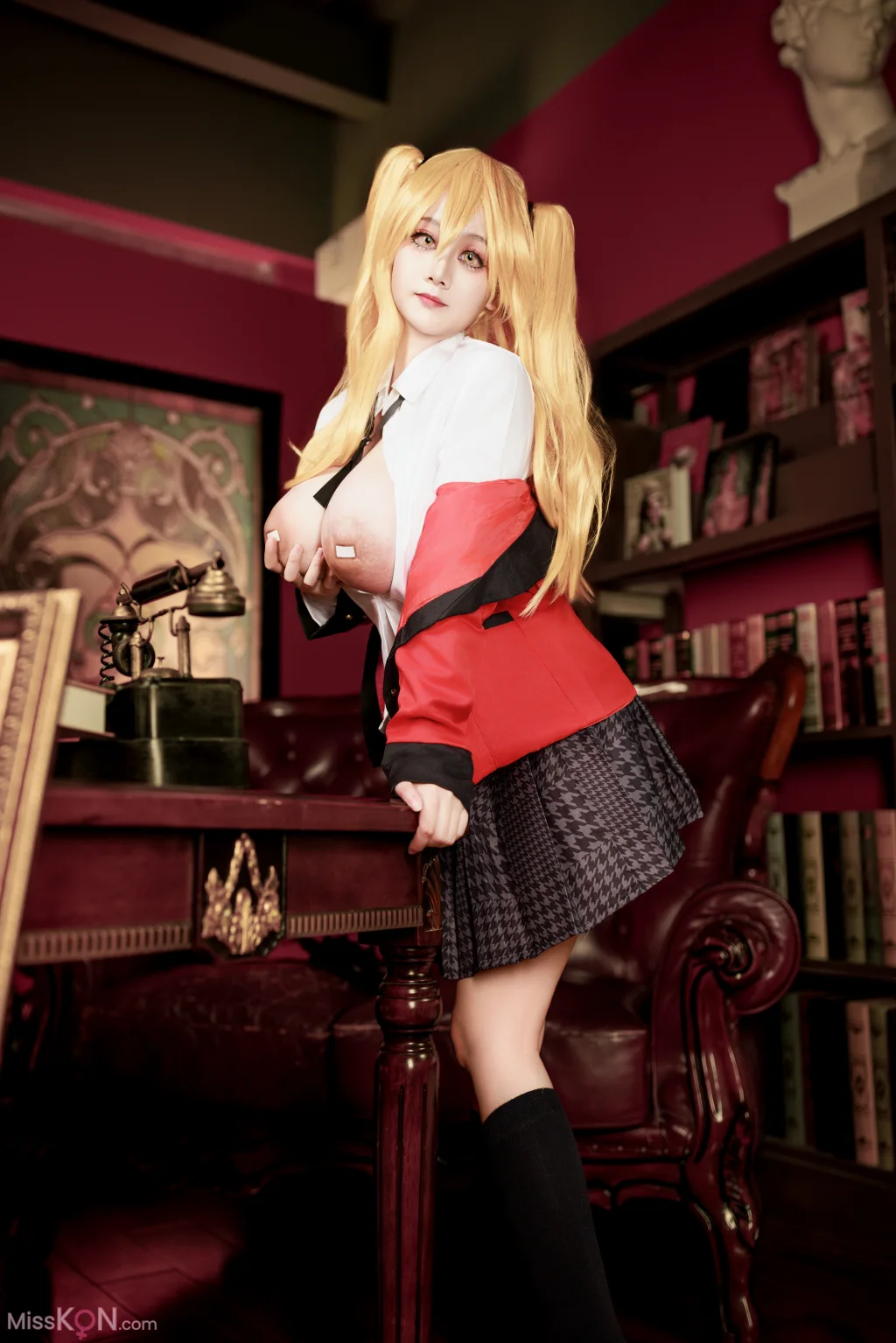 Coser@阿雪雪_ 狂赌之渊 早乙女芽亚里 制服