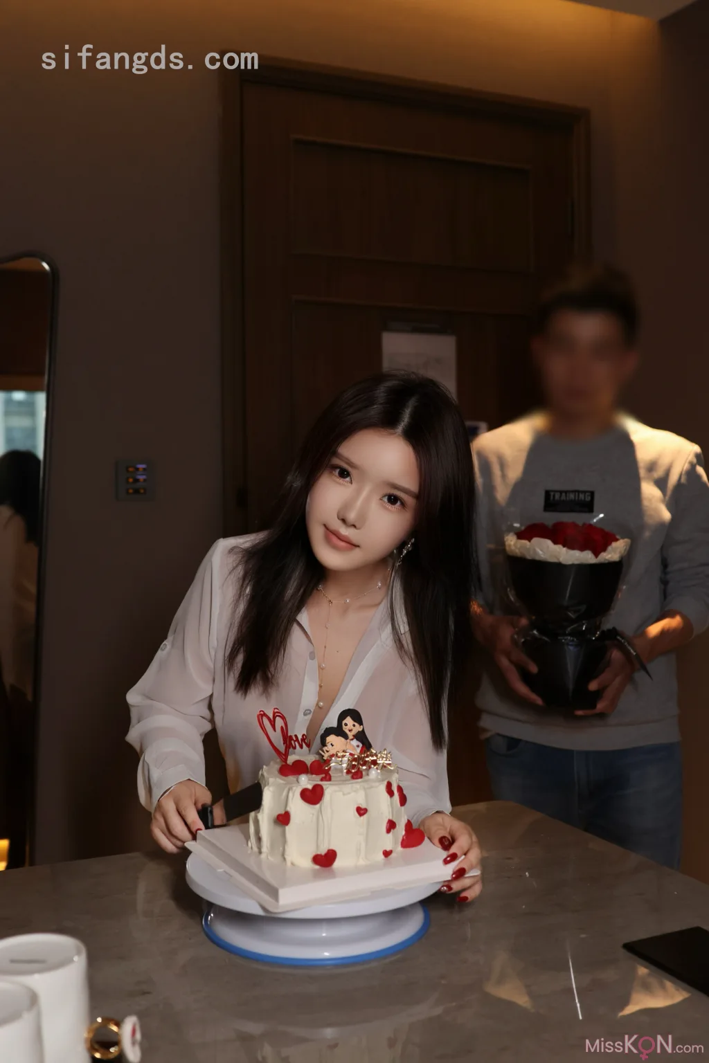 [XR Uncensored] 小薯条nienie_ R18 秀人网模特 结婚纪念日