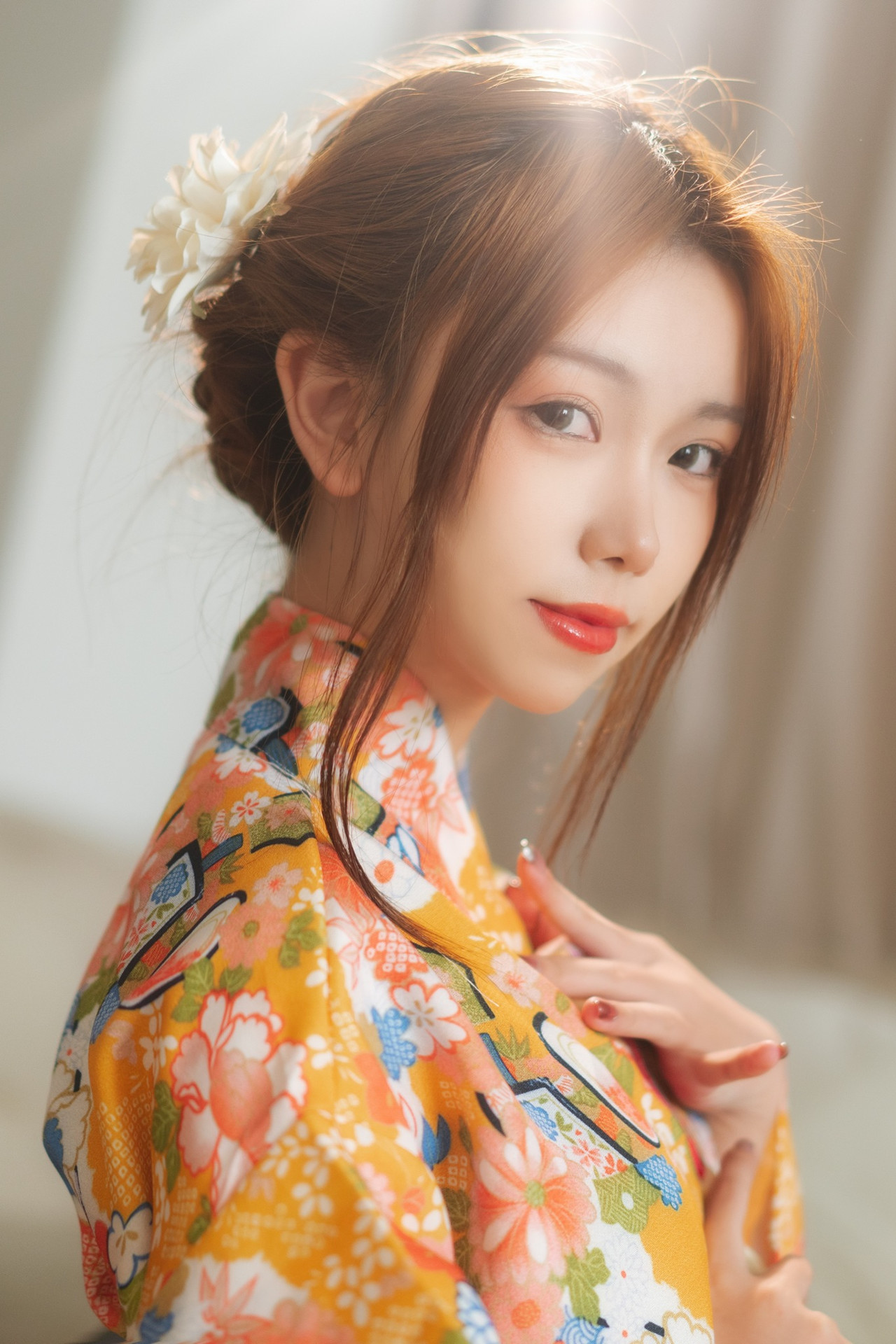 Yibeibuchi 一北亦北, 写真集 Kimono Swimsuit 和服泳装
