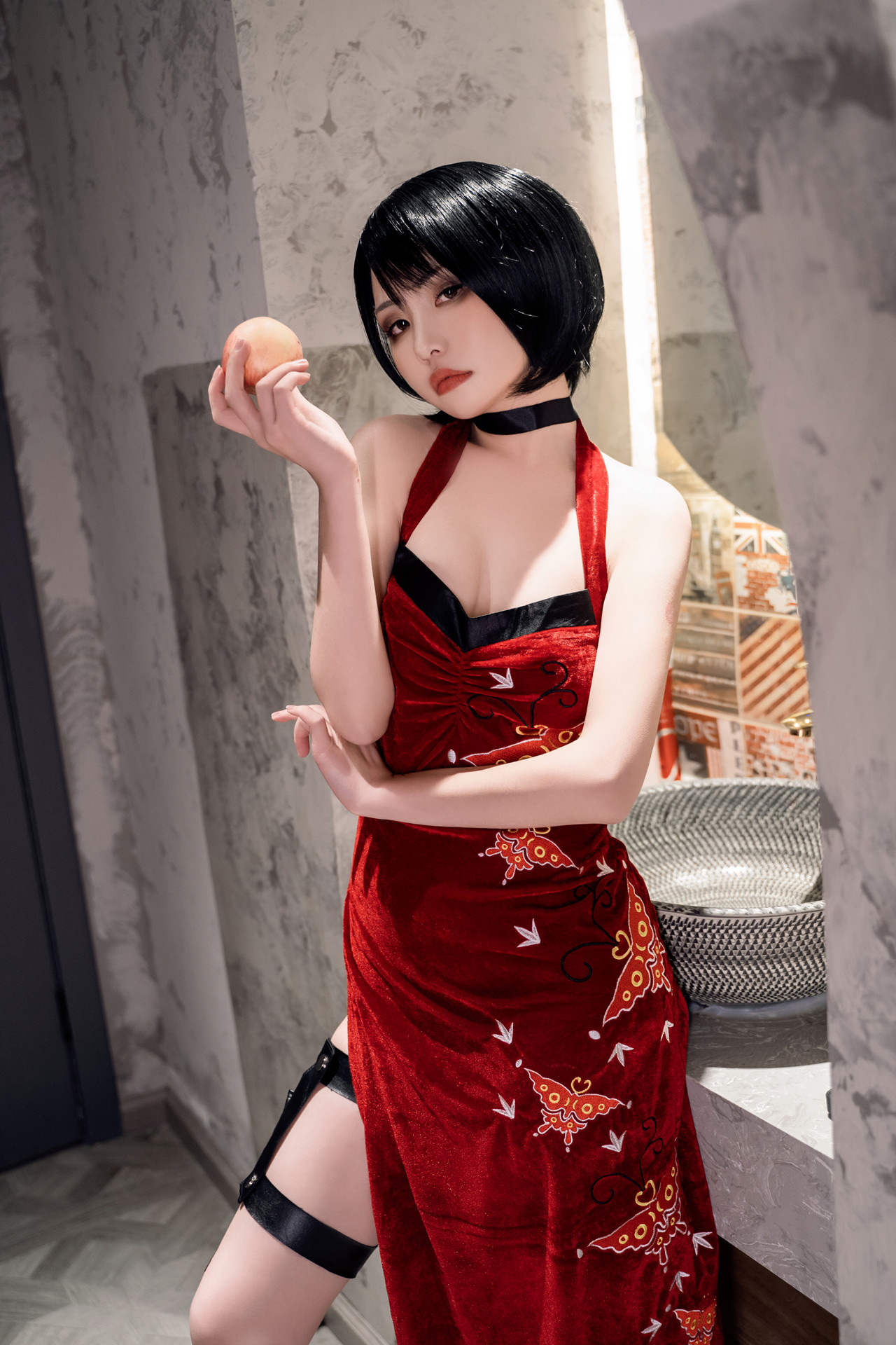 Nekokoyoshi 爆机少女喵小吉, 写真集 生化危机 艾达王