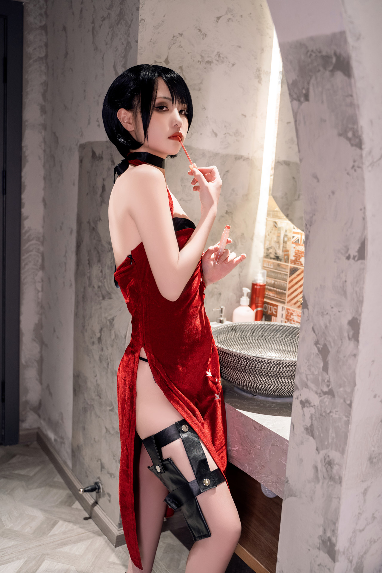 Nekokoyoshi 爆机少女喵小吉, 写真集 生化危机 艾达王
