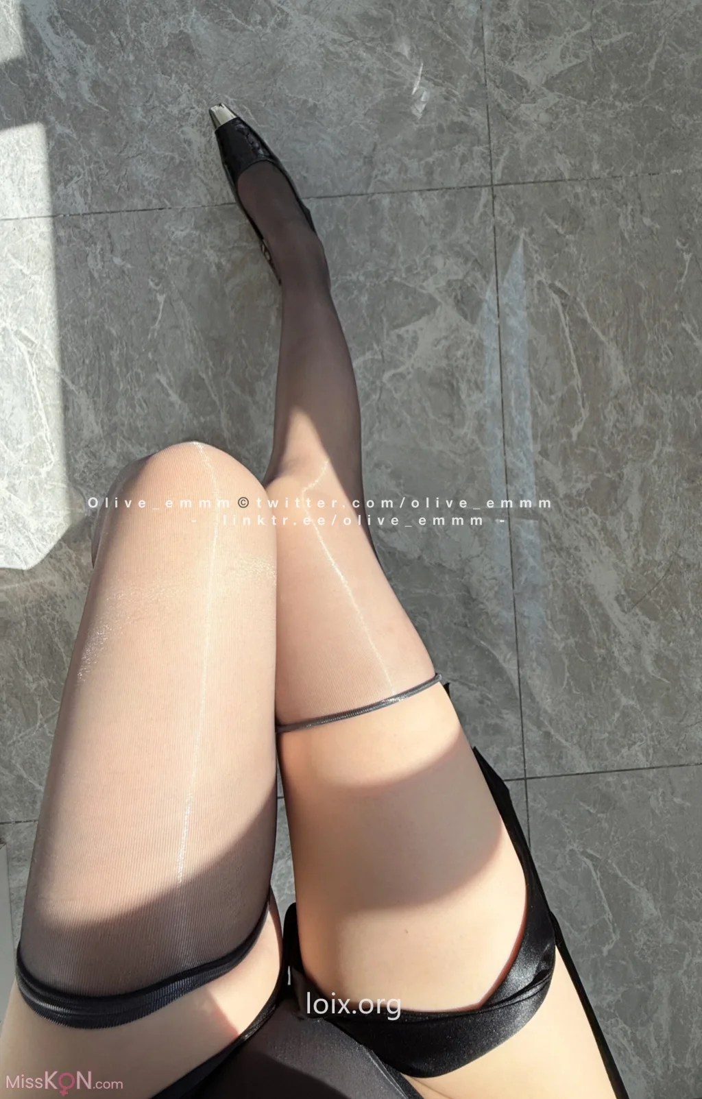 olive_emmm_ 黑蕾丝睡衣