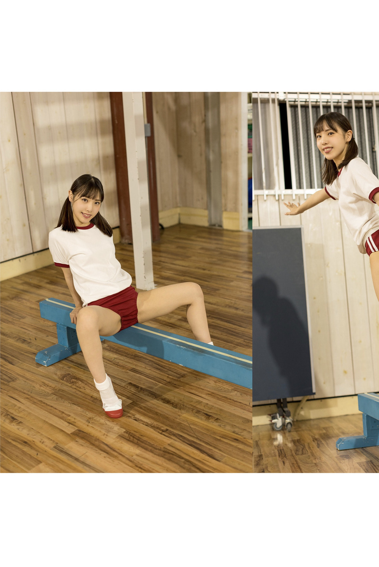 白桃はな・森日向子, 体操着ヌードコレクション #001 写真集 美少女たちが魅せる、秘密の保健体育