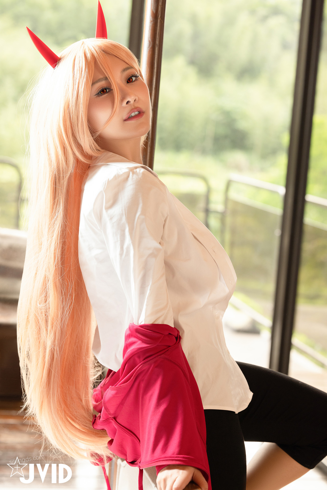 JVID Lele 樂樂 鏈鋸人惡魔帕瓦狂氣豪乳完整版這奶子真是大刺激 Set.01