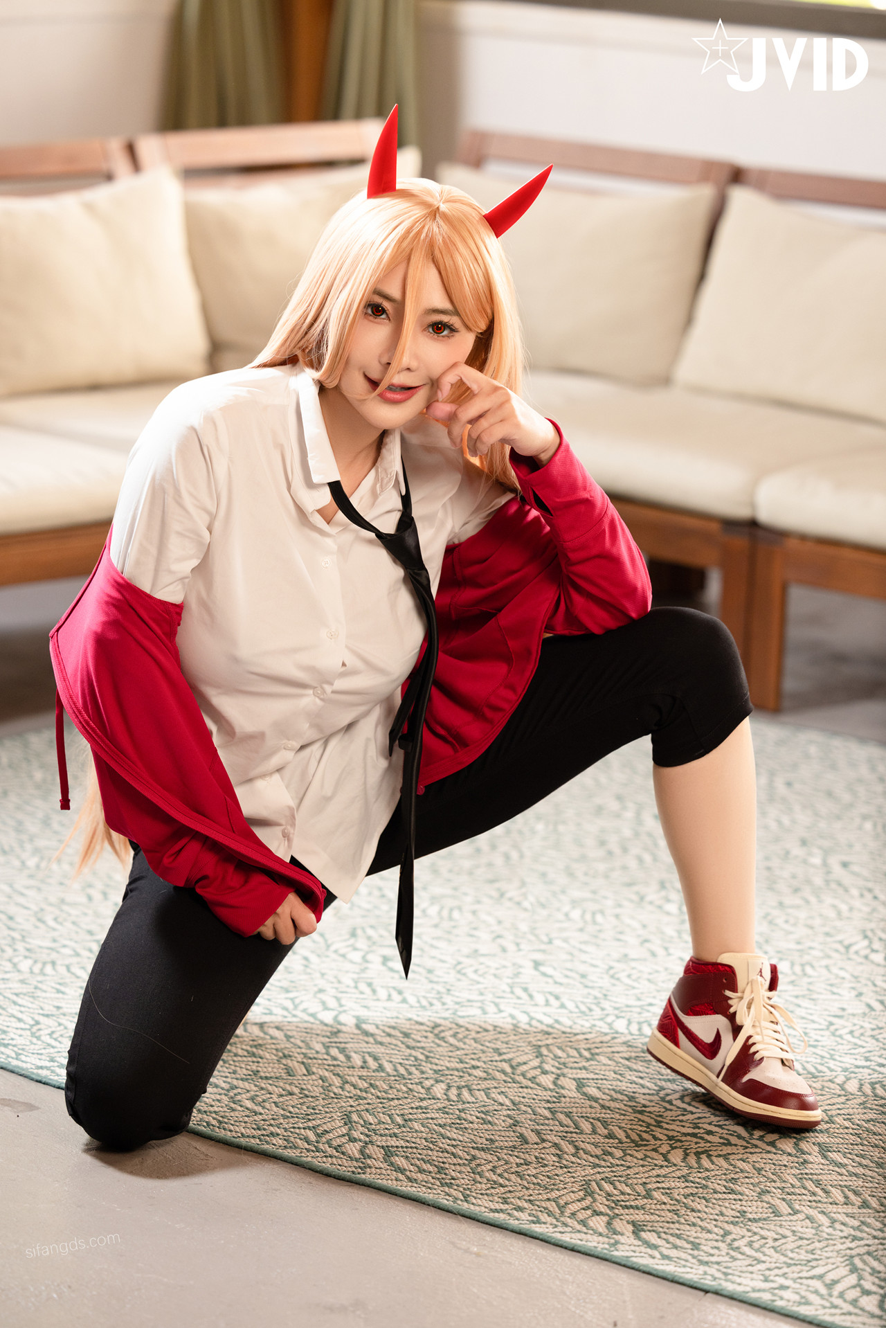 JVID Lele 樂樂 鏈鋸人惡魔帕瓦狂氣豪乳完整版這奶子真是大刺激 Set.01