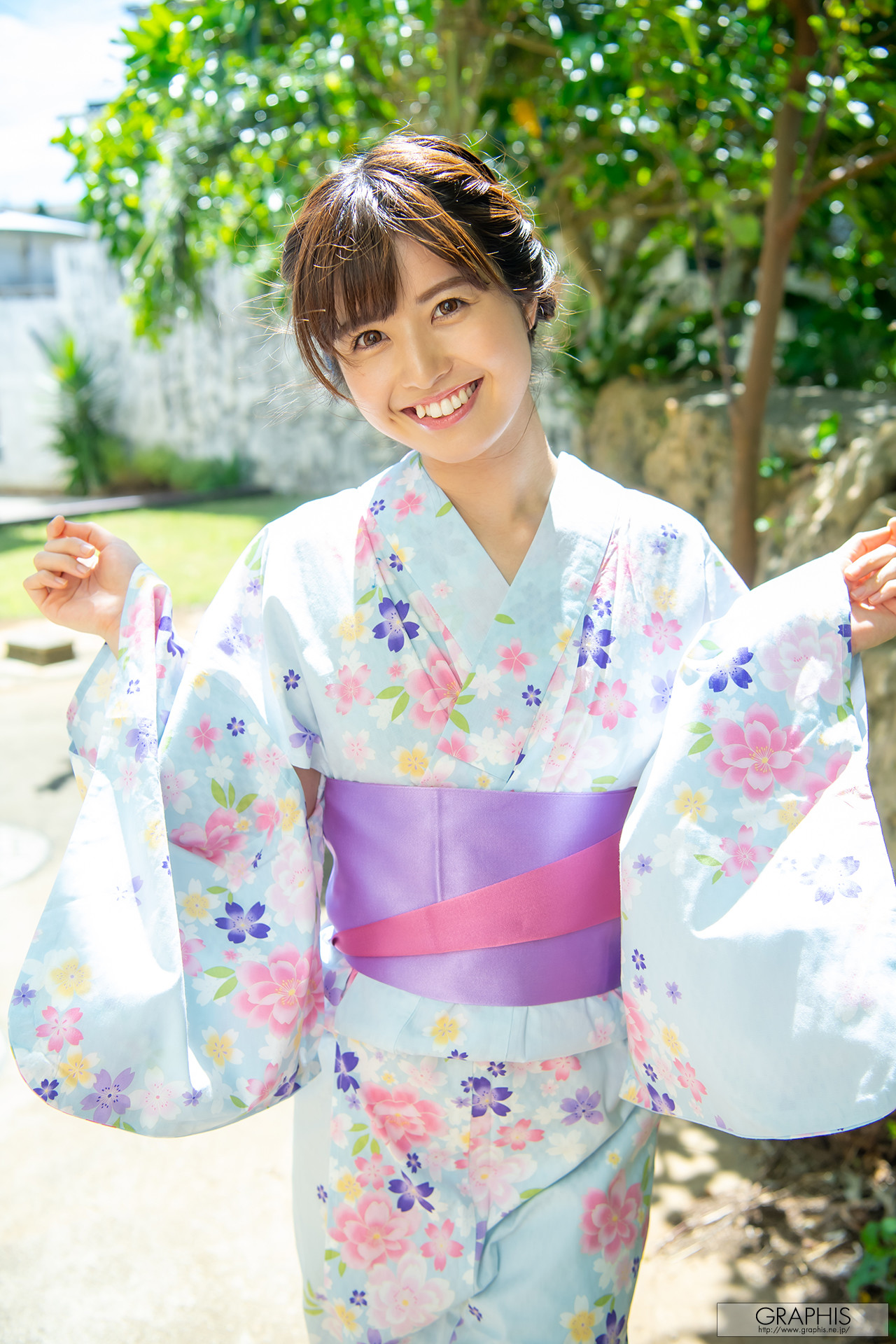Nanase Asahina 朝比奈ななせ, Graphis Gals 『Happy Aura!』 Set.01