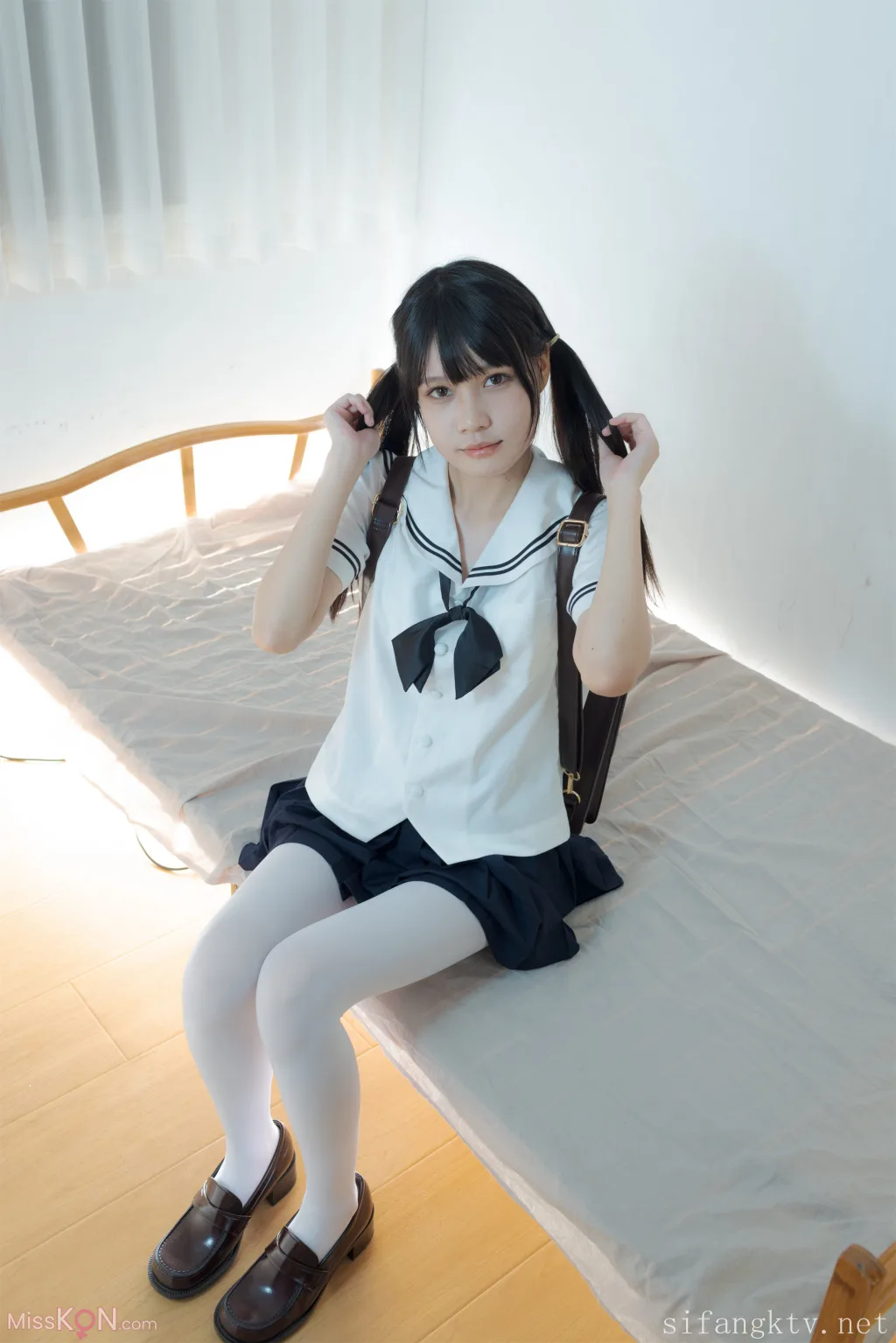 少女秩序 – 内部定制 VIP06 双马尾少女胶带捆绑 可爱萝莉 完美露脸
