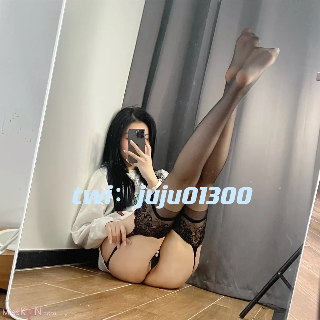 橘猫juju_ 顶级小美女 黑色蕾丝下的神秘诱惑