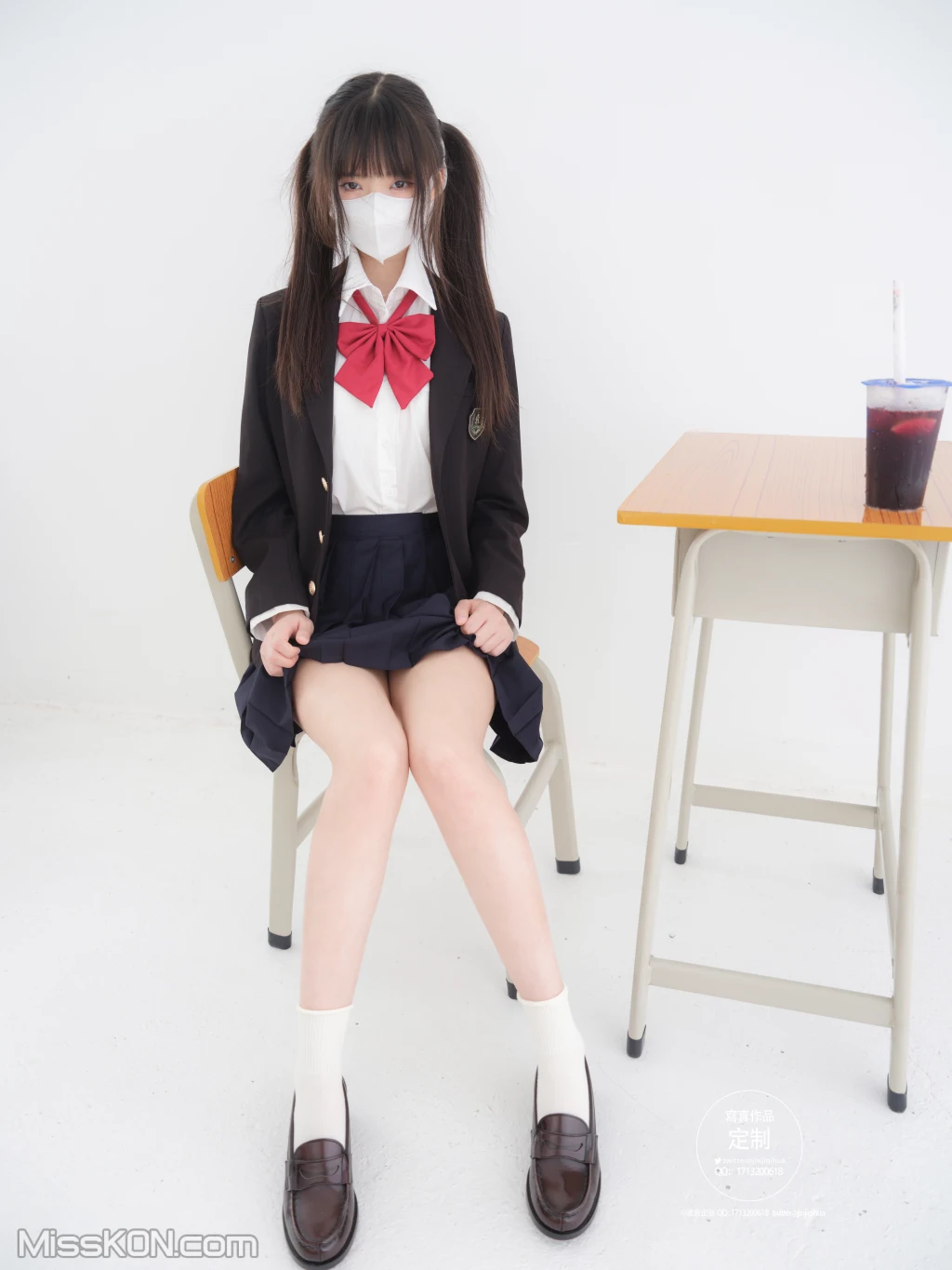 紧急企划 EX-006_ 见希w 西式JK 白丝
