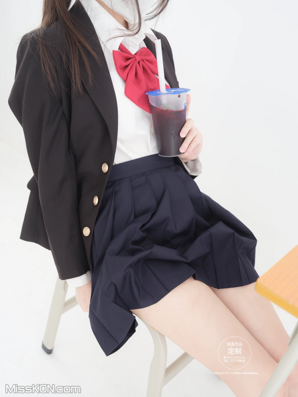 紧急企划 EX-006_ 见希w 西式JK 白丝
