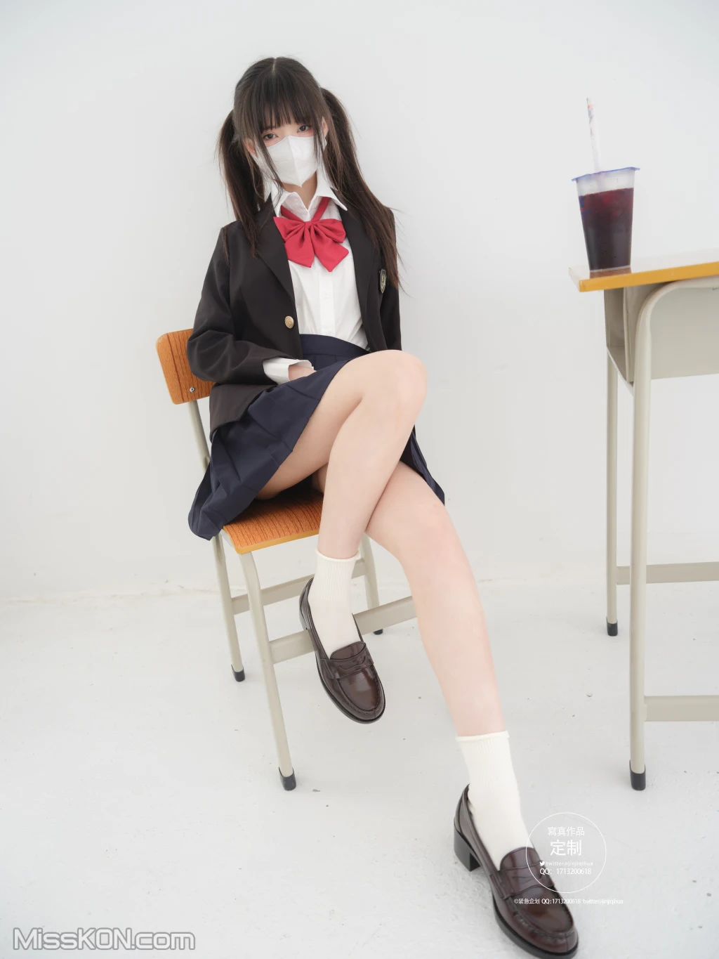 紧急企划 EX-006_ 见希w 西式JK 白丝