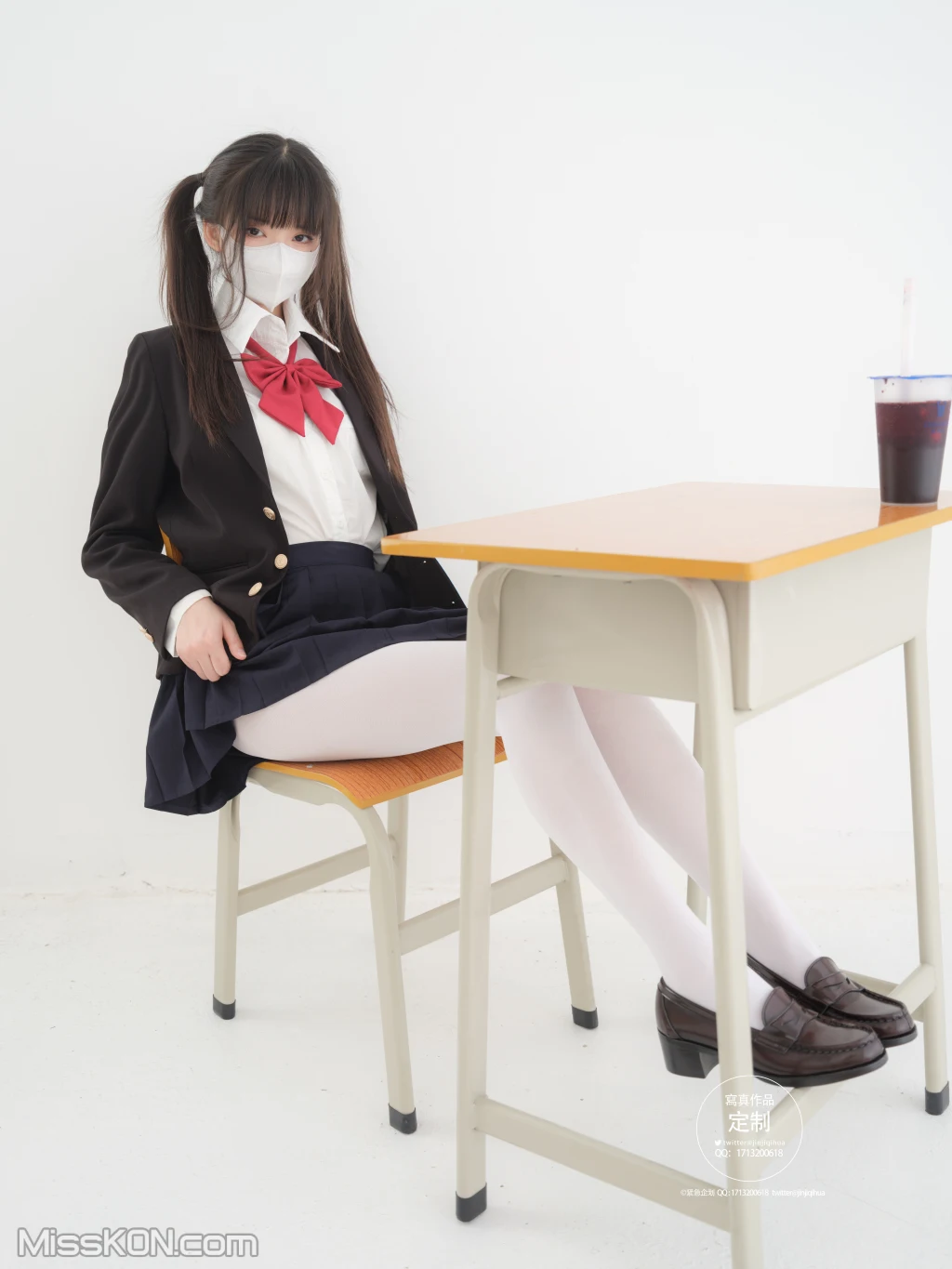 紧急企划 EX-006_ 见希w 西式JK 白丝