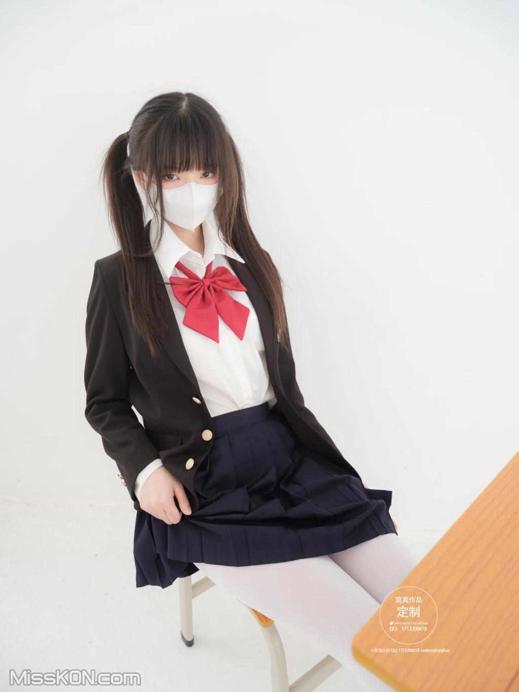 紧急企划 EX-006_ 见希w 西式JK 白丝