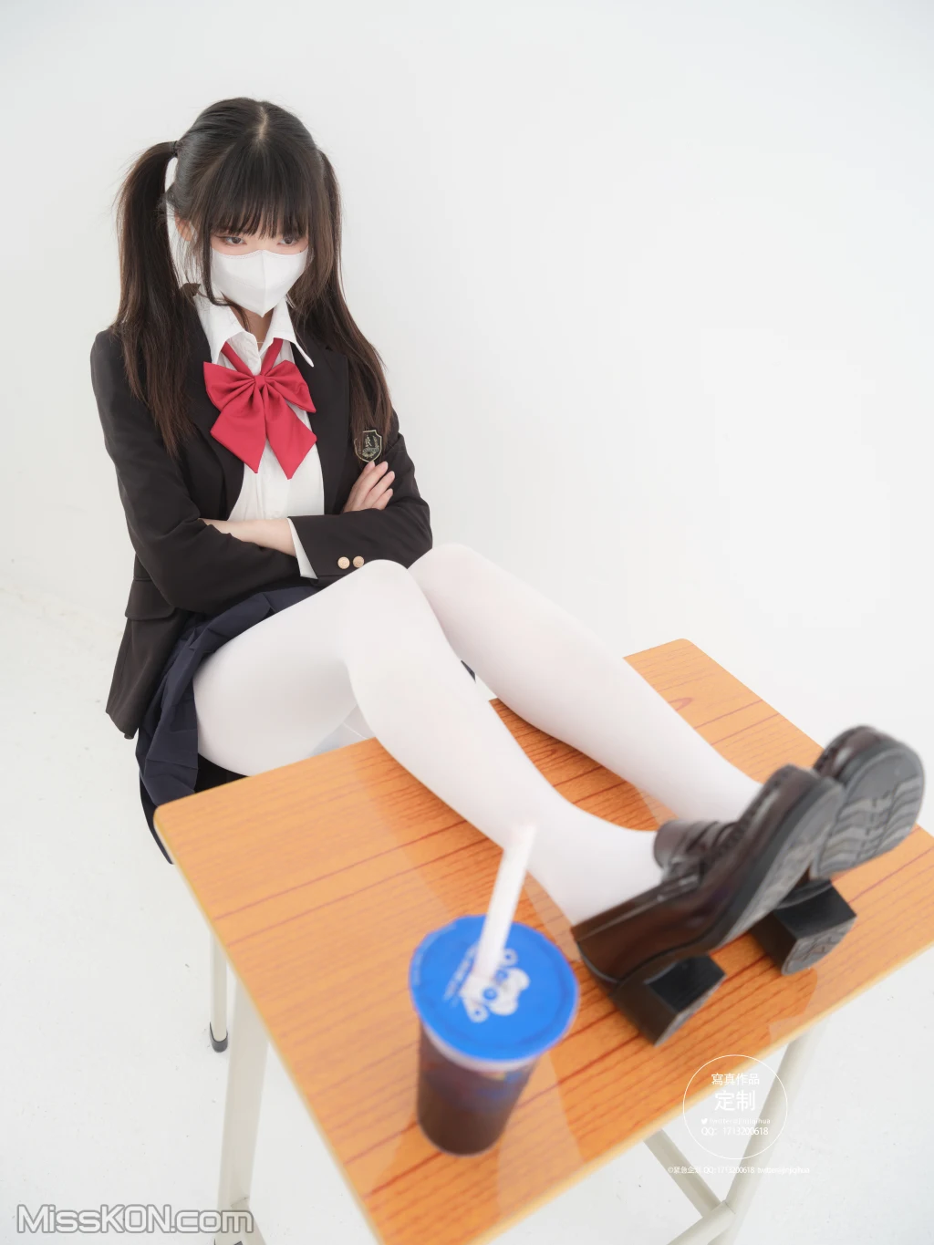 紧急企划 EX-006_ 见希w 西式JK 白丝