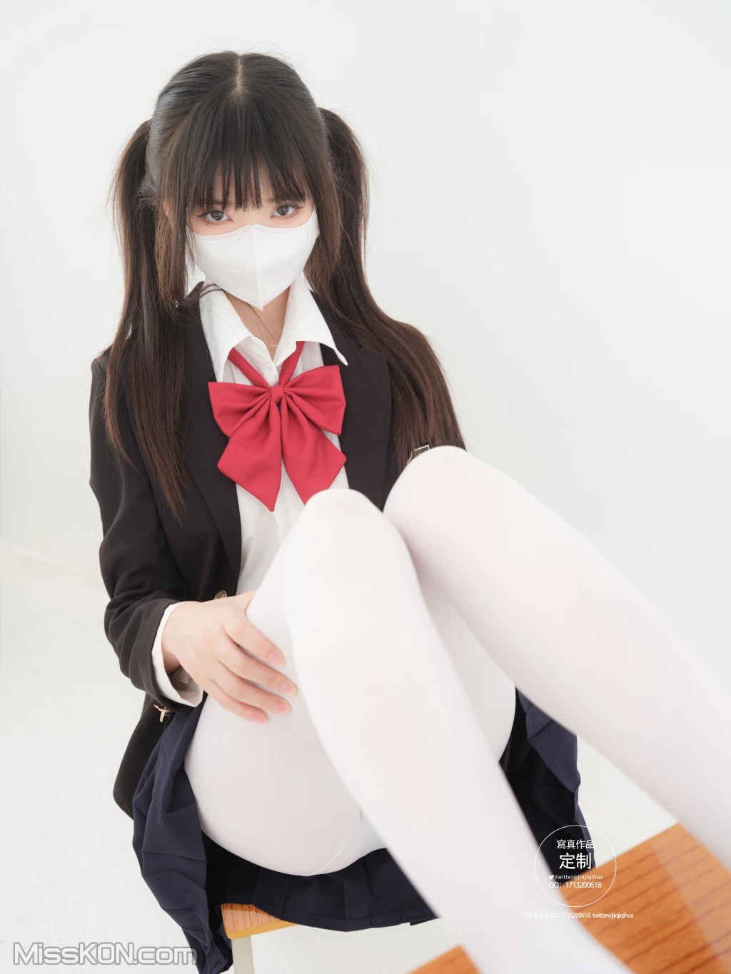 紧急企划 EX-006_ 见希w 西式JK 白丝