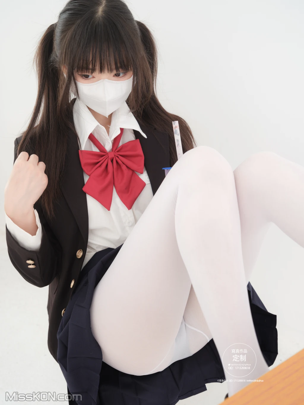 紧急企划 EX-006_ 见希w 西式JK 白丝