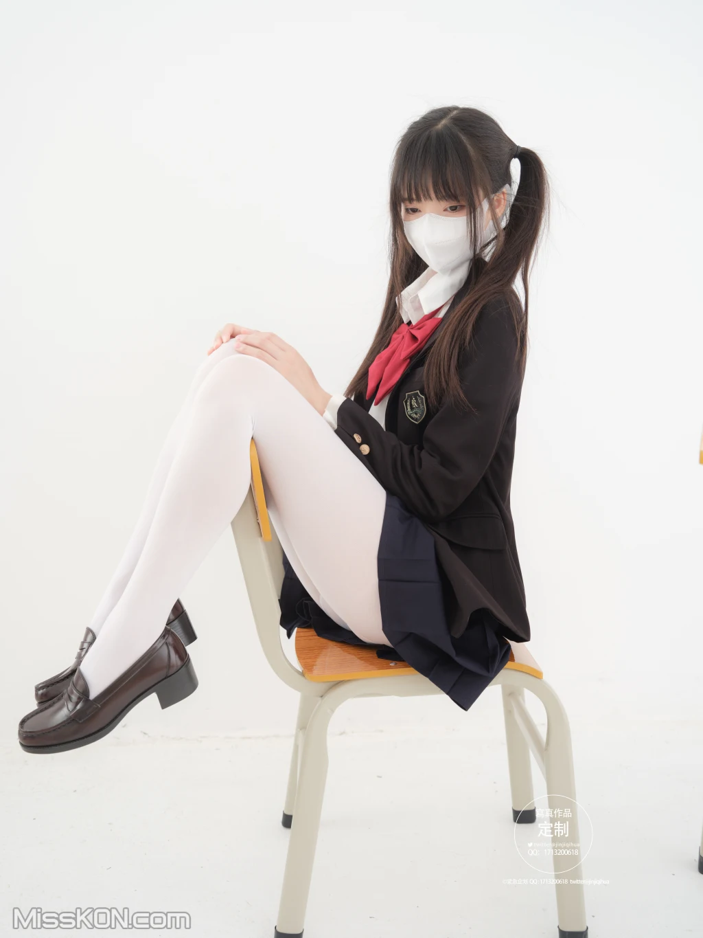 紧急企划 EX-006_ 见希w 西式JK 白丝