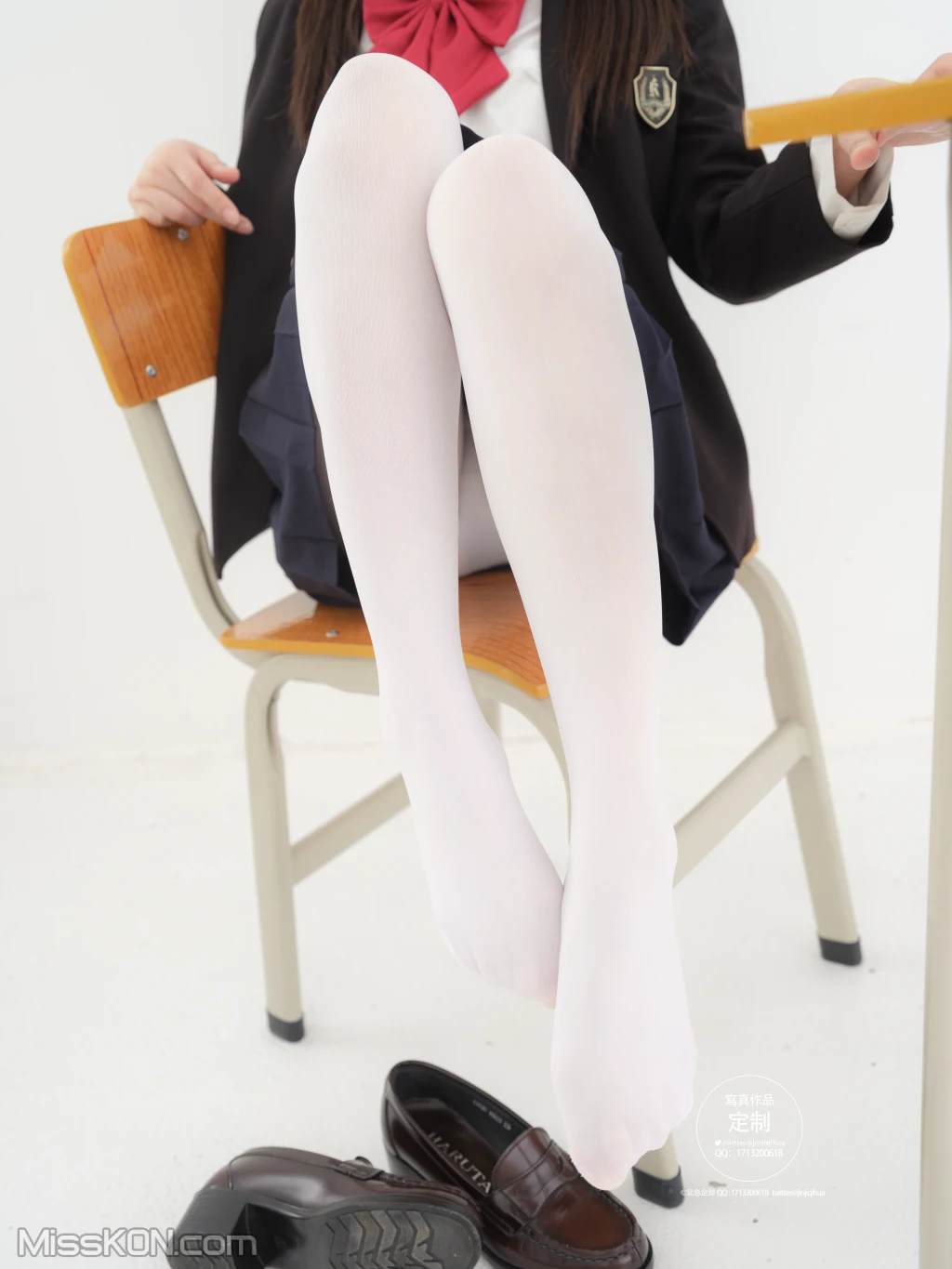 紧急企划 EX-006_ 见希w 西式JK 白丝