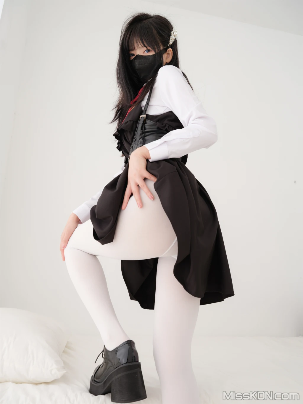[紧急企划] 见希w_ 内部 白丝学生服