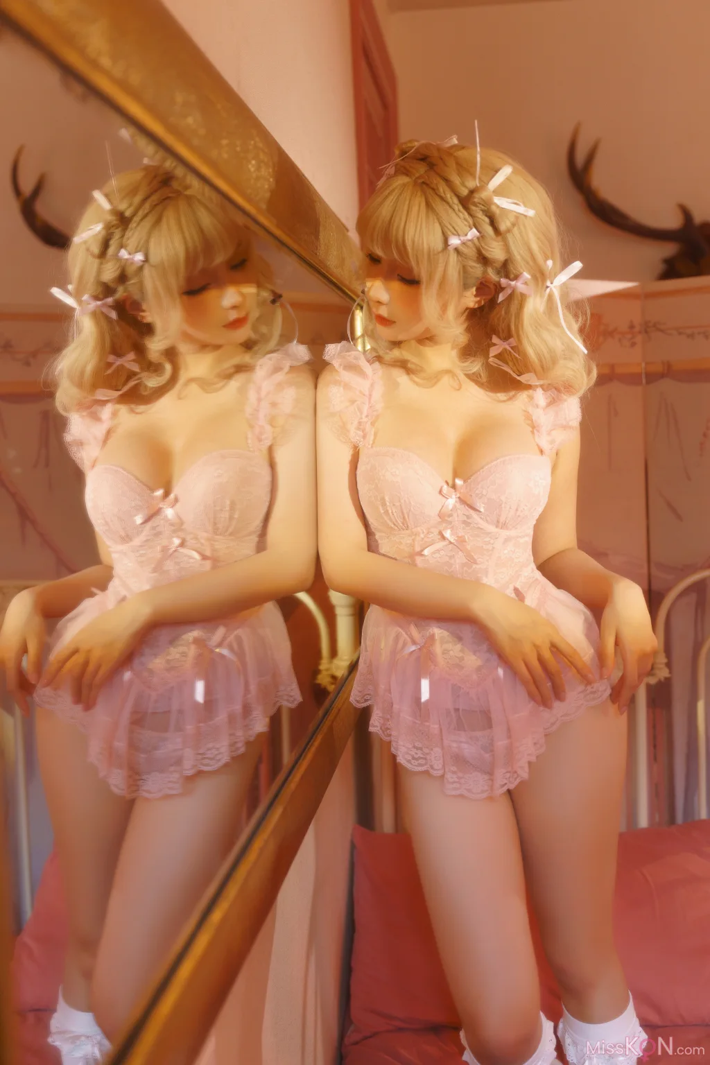 Coser@蠢沫沫 (chunmomo)_ 金发蝴蝶结