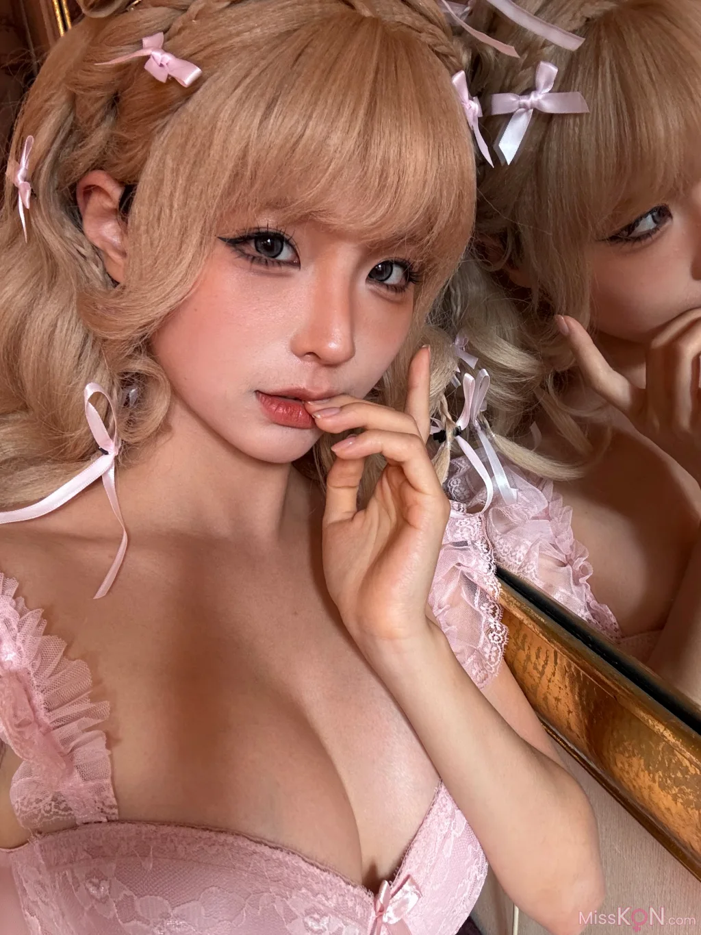 Coser@蠢沫沫 (chunmomo)_ 金发蝴蝶结