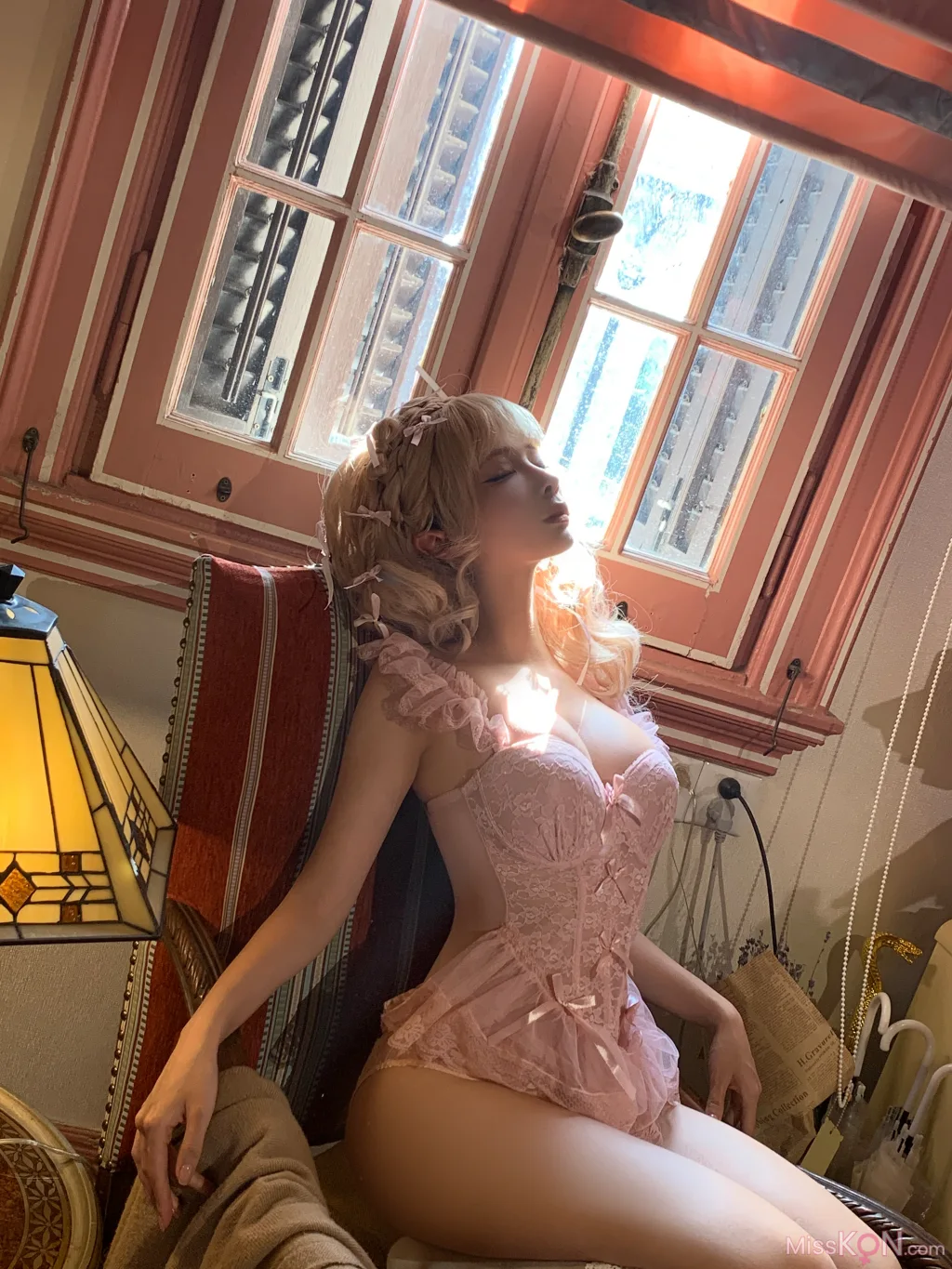 Coser@蠢沫沫 (chunmomo)_ 金发蝴蝶结