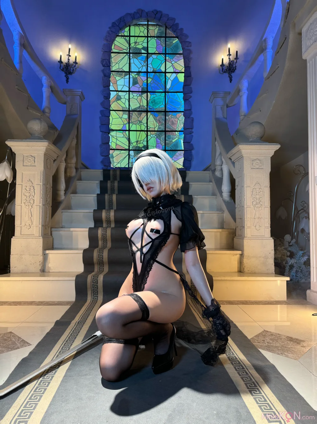 Coser@阿薰kaOri_ 2B黑花嫁