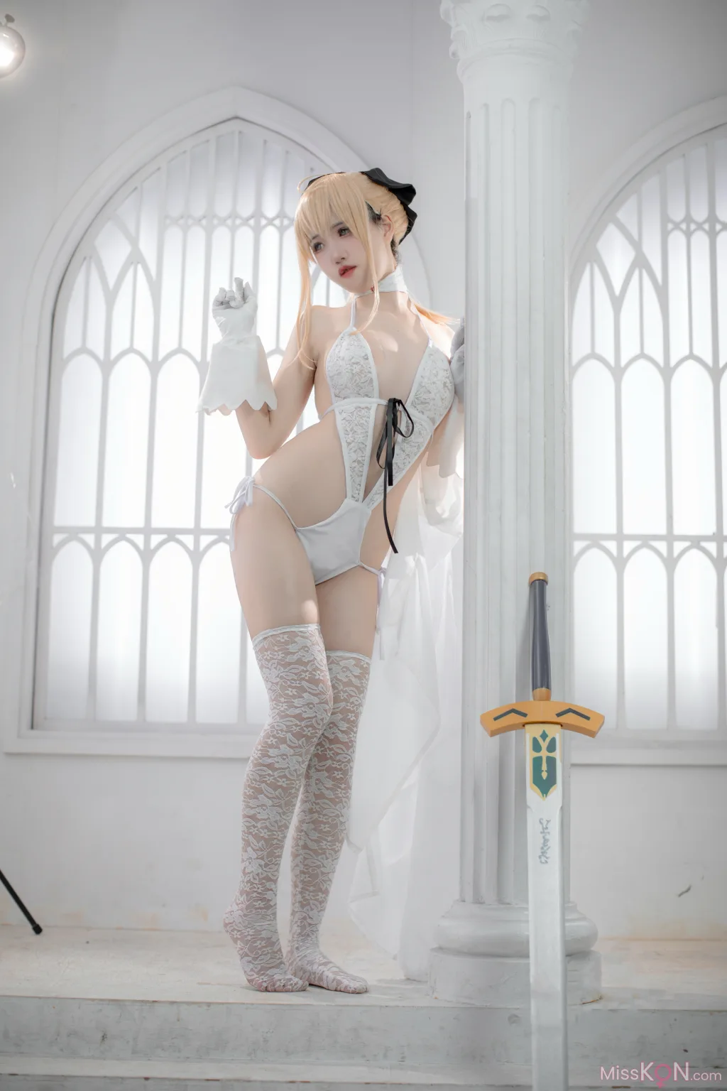 Coser@阿薰kaOri_ FGO 白Saber