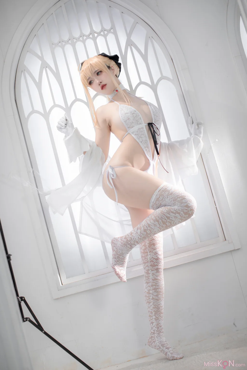Coser@阿薰kaOri_ FGO 白Saber