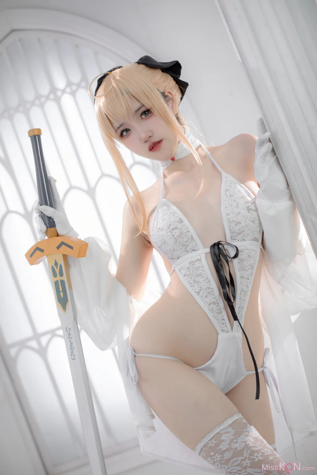 Coser@阿薰kaOri_ FGO 白Saber