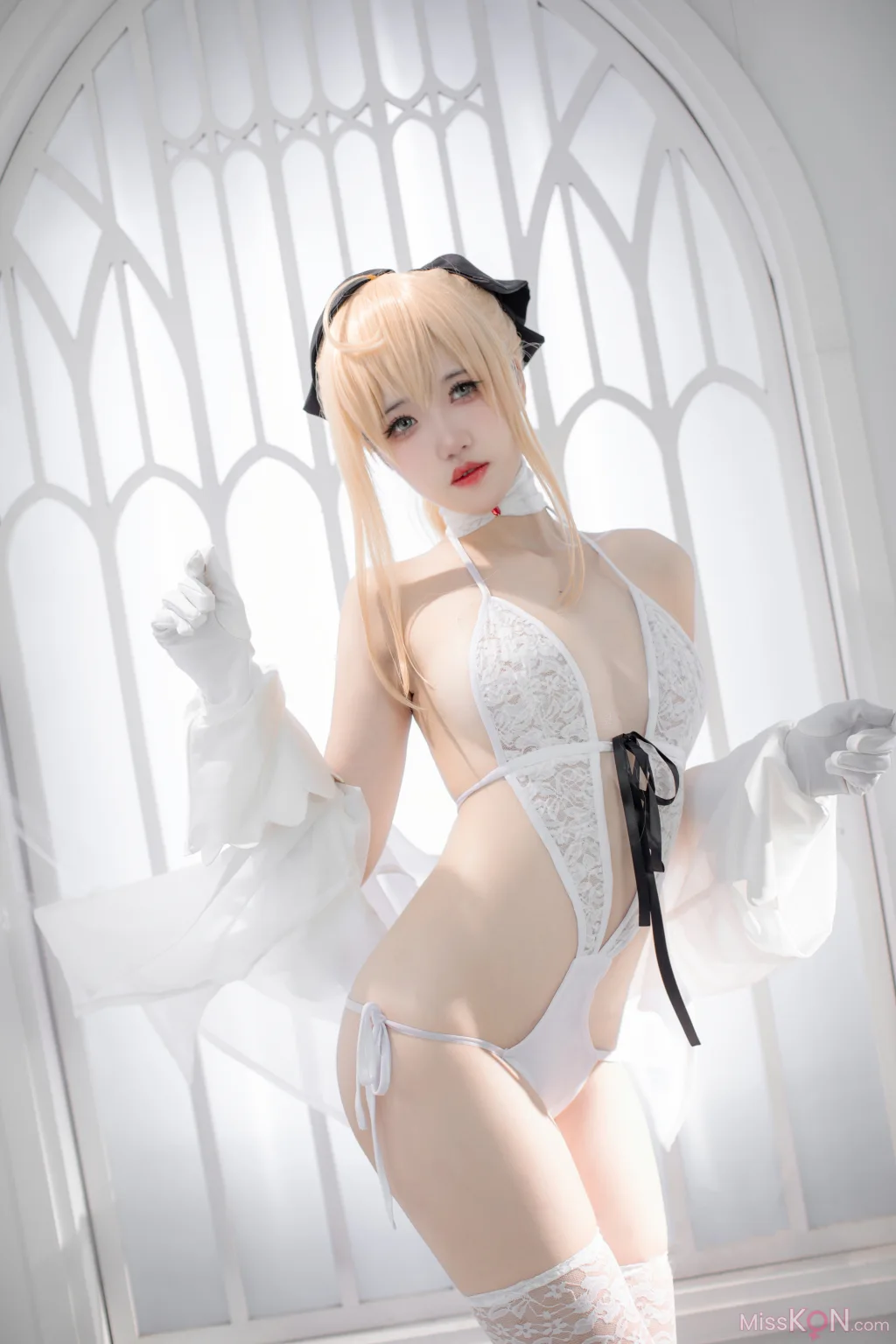 Coser@阿薰kaOri_ FGO 白Saber