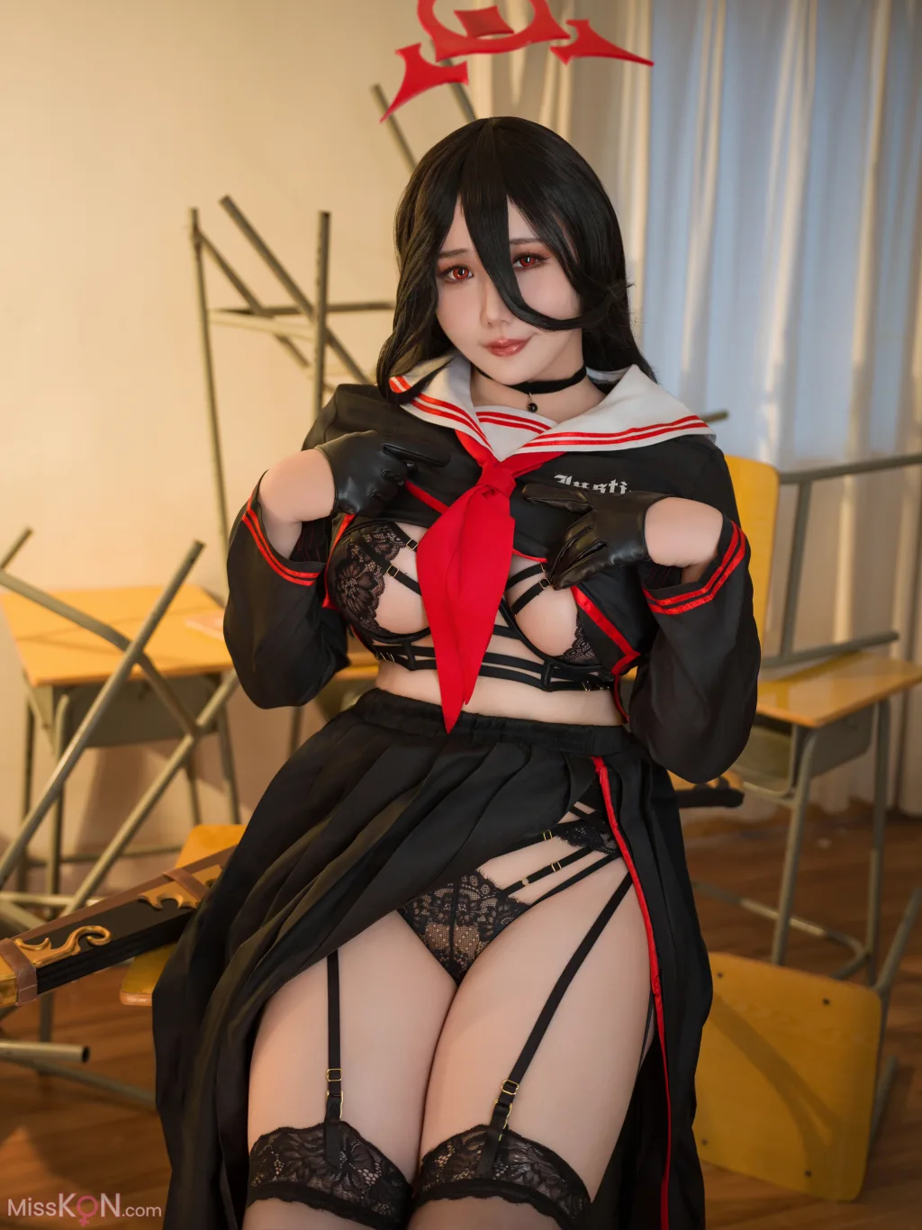 Coser@麻花麻花酱_ 蔚蓝档案 羽川莲见