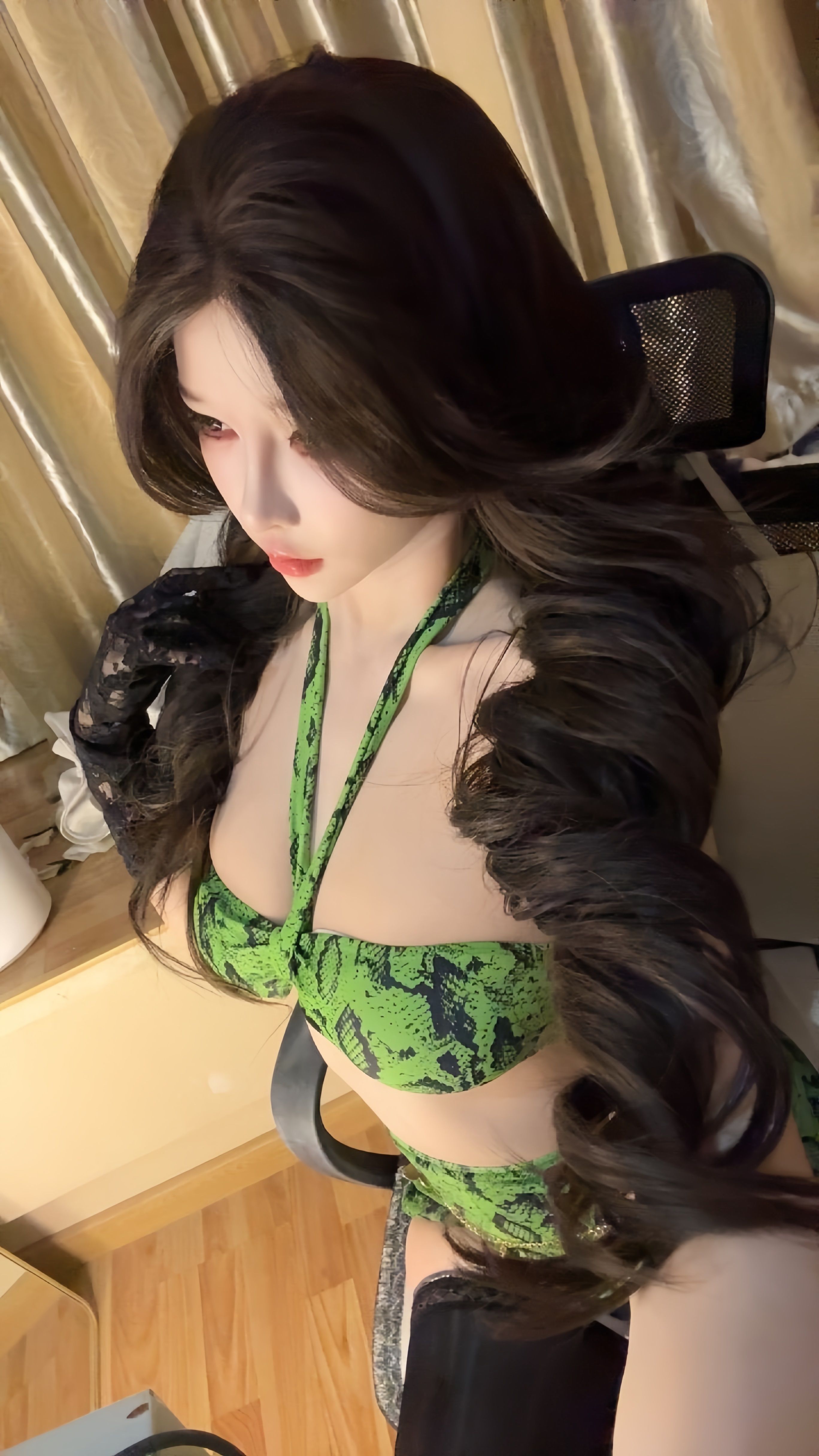 [Cosplay] 无欲无求的推土君 - 青色蛇纹