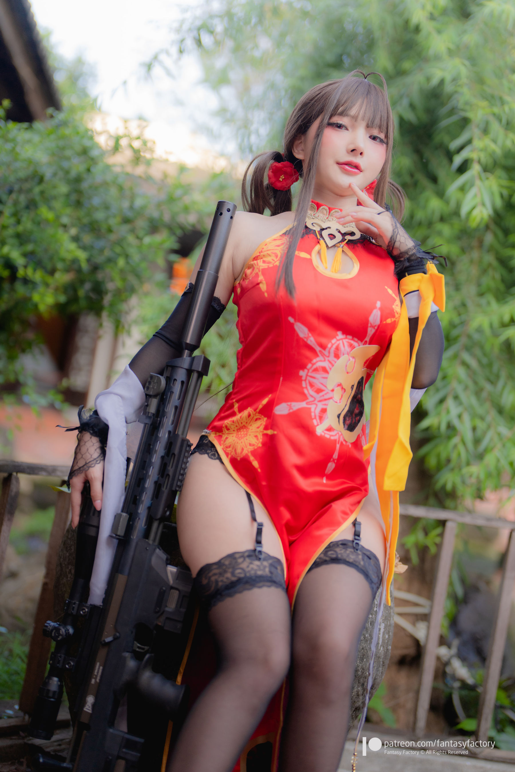 [Fantasy Factory] 小丁 Cosplay写真 - 2022.01 DSR-50 cheongsam