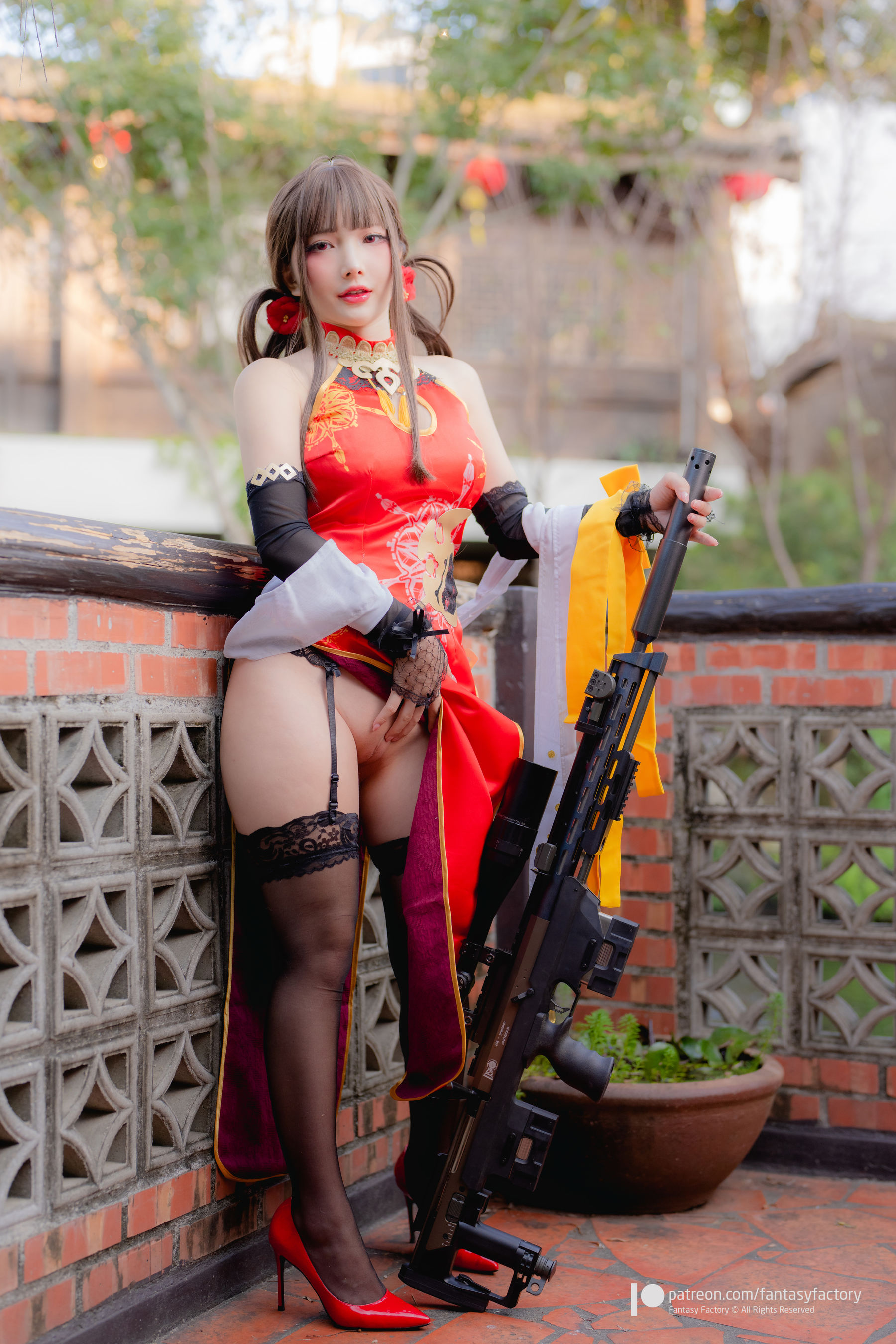[Fantasy Factory] 小丁 Cosplay写真 - 2022.01 DSR-50 cheongsam