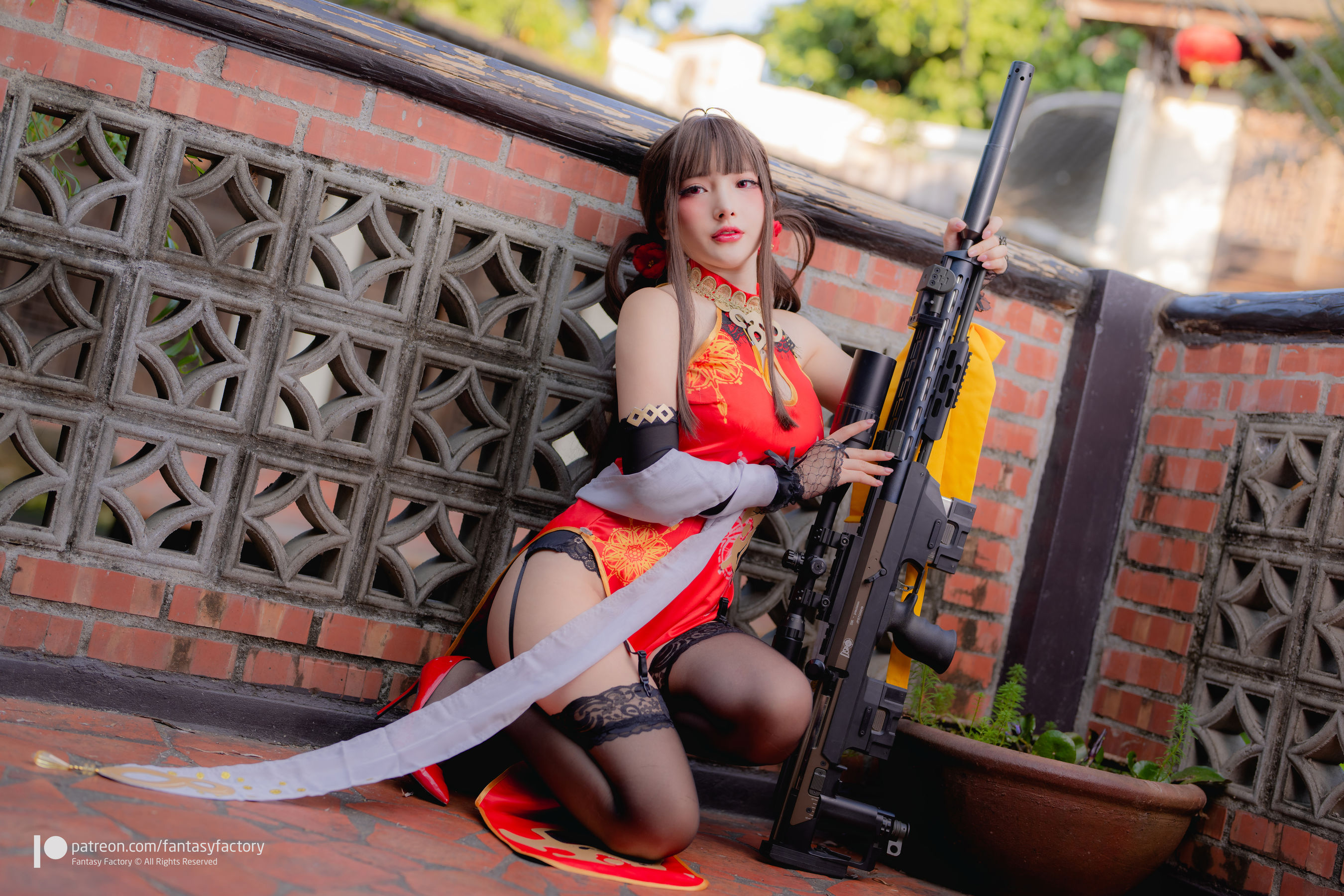 [Fantasy Factory] 小丁 Cosplay写真 - 2022.01 DSR-50 cheongsam