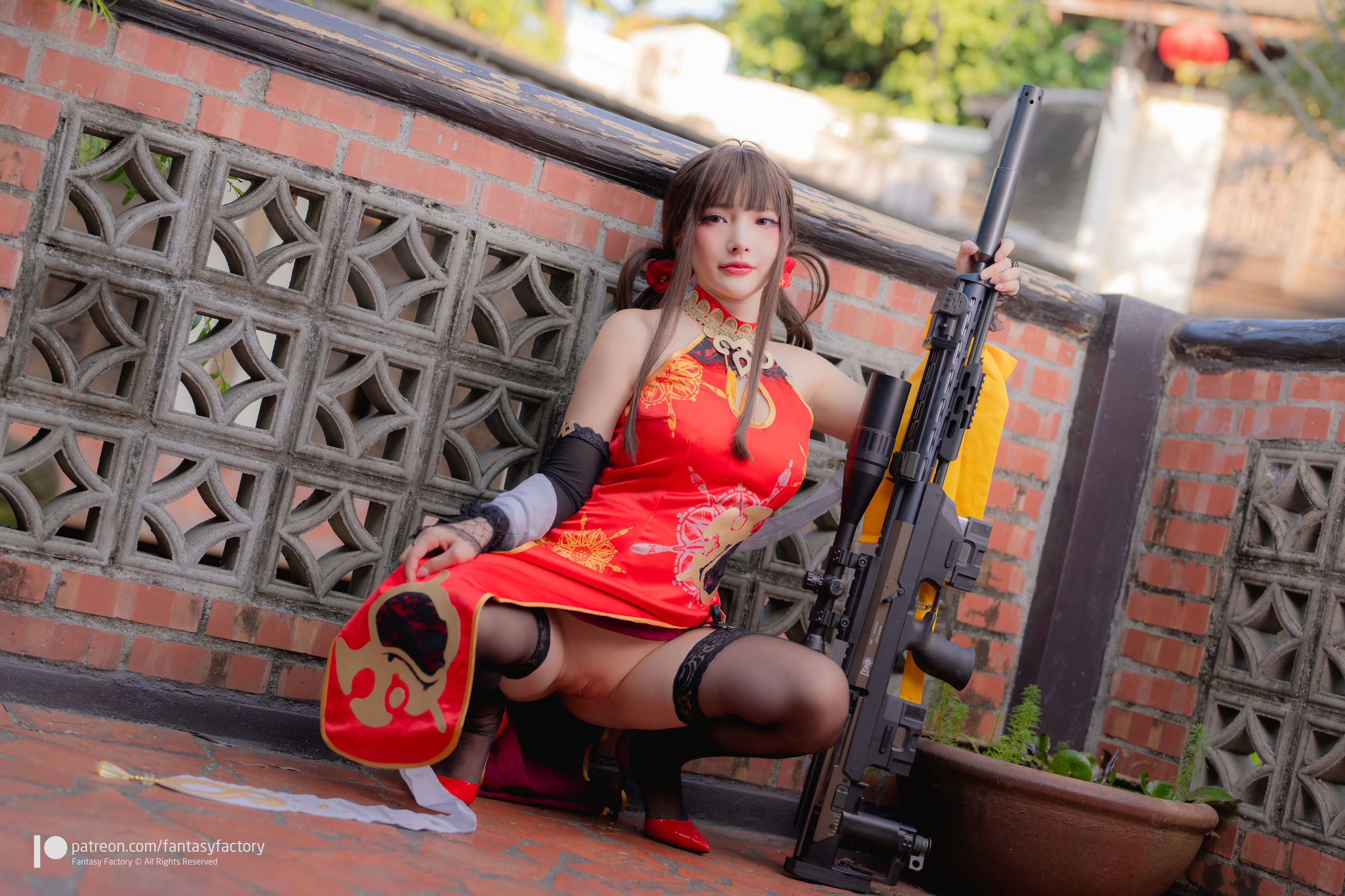 [Fantasy Factory] 小丁 Cosplay写真 - 2022.01 DSR-50 cheongsam