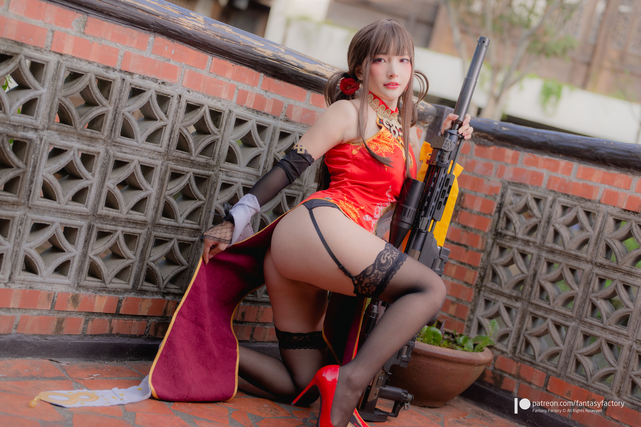 [Fantasy Factory] 小丁 Cosplay写真 - 2022.01 DSR-50 cheongsam