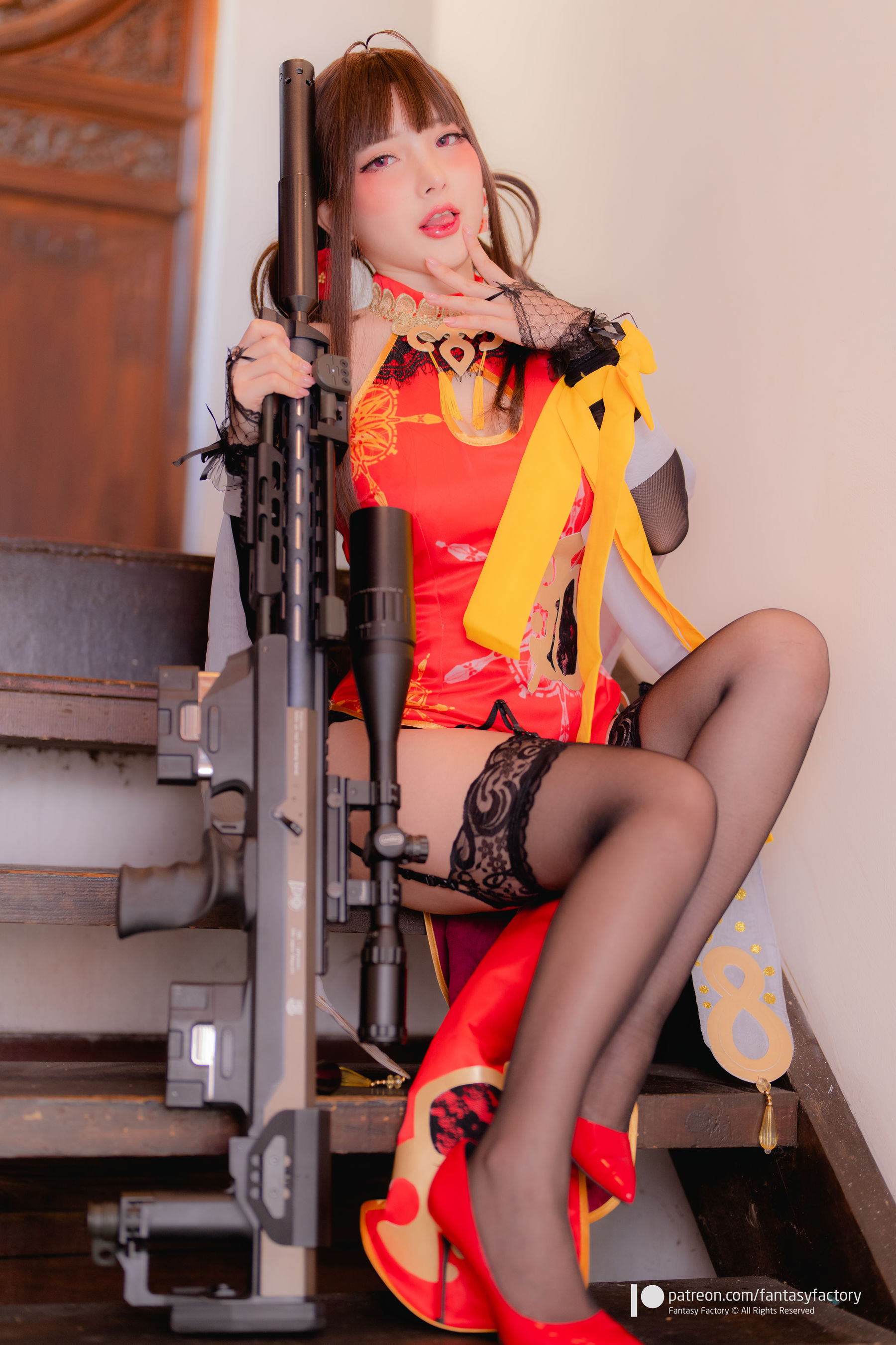 [Fantasy Factory] 小丁 Cosplay写真 - 2022.01 DSR-50 cheongsam