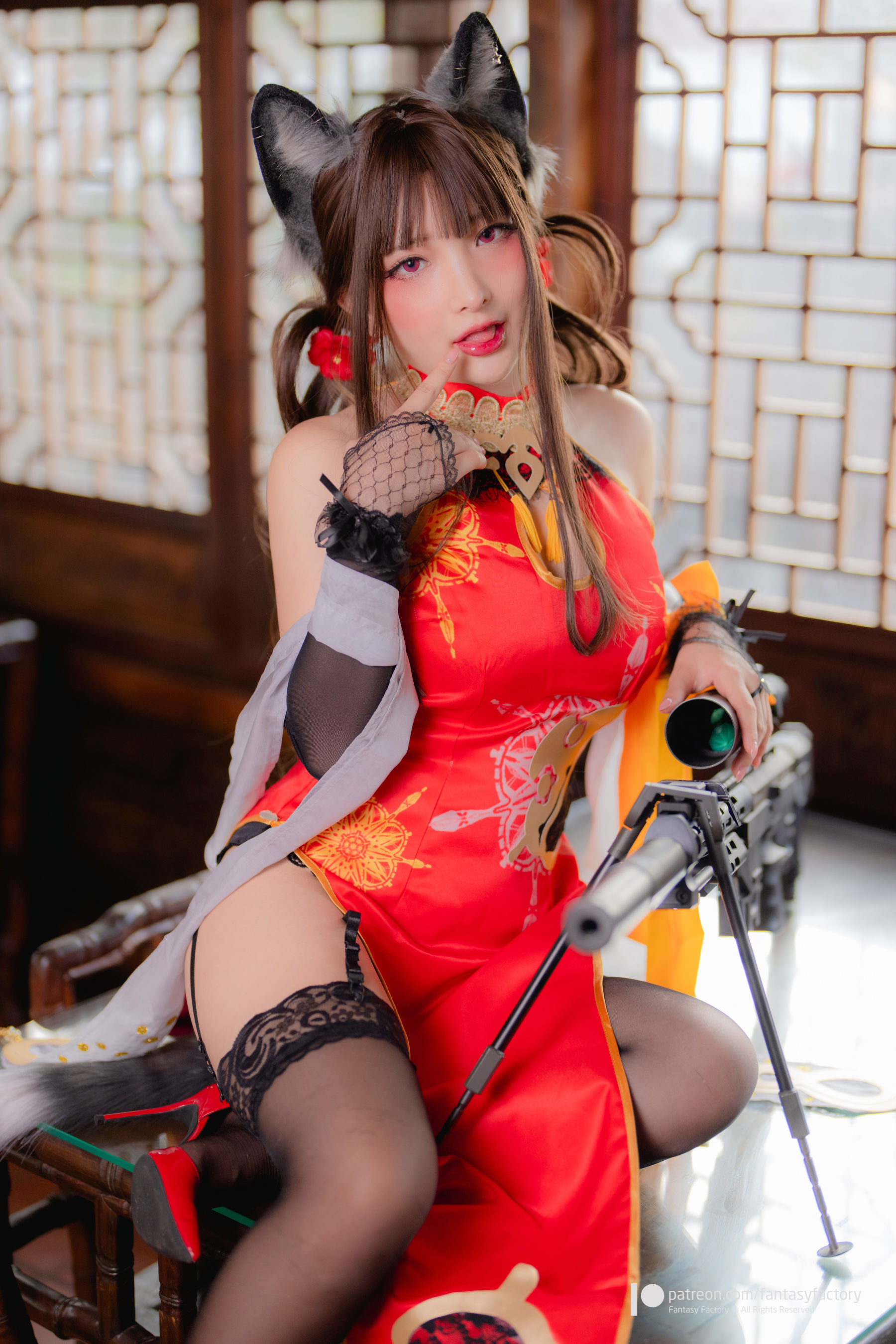 [Fantasy Factory] 小丁 Cosplay写真 - 2022.01 DSR-50 cheongsam