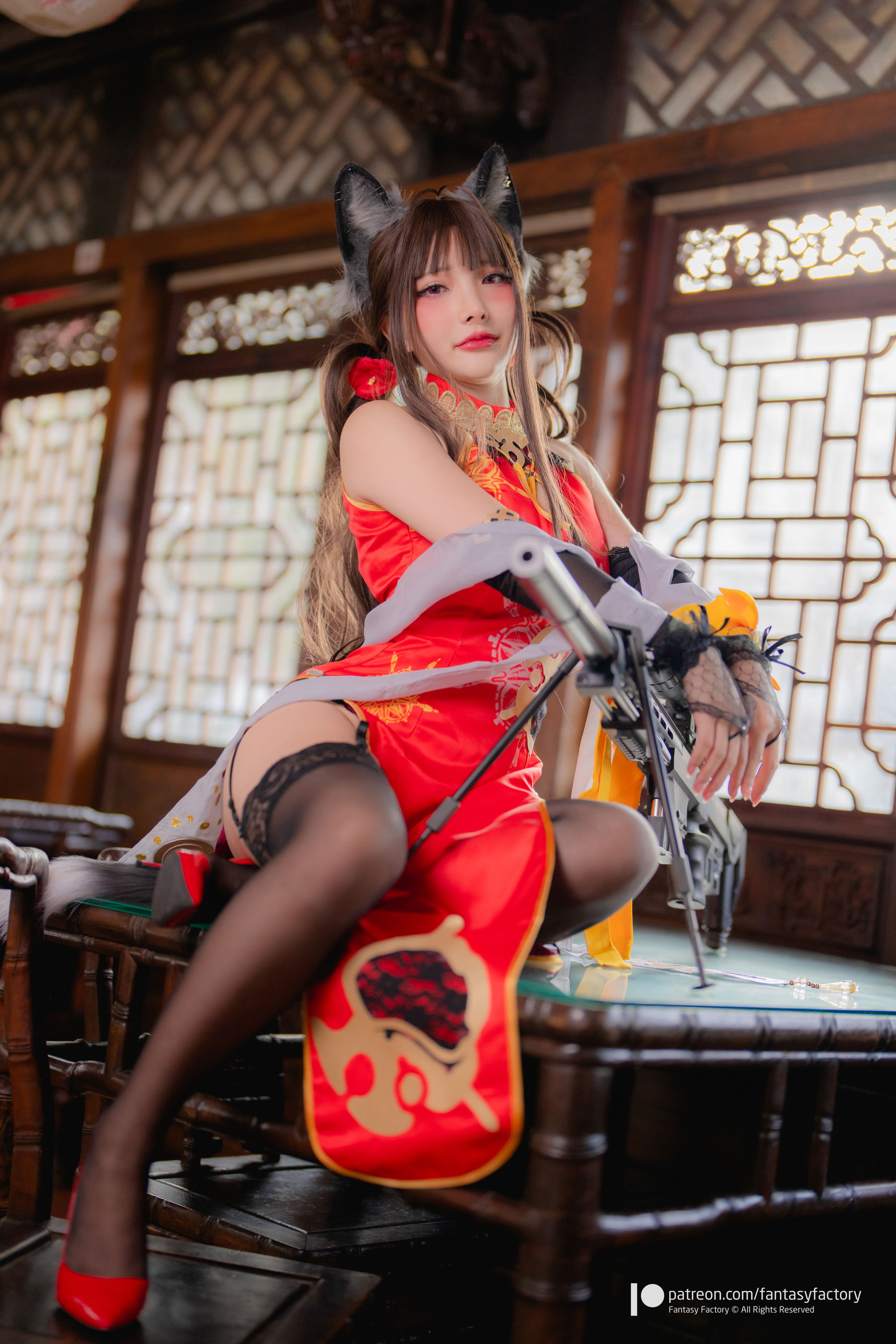 [Fantasy Factory] 小丁 Cosplay写真 - 2022.01 DSR-50 cheongsam