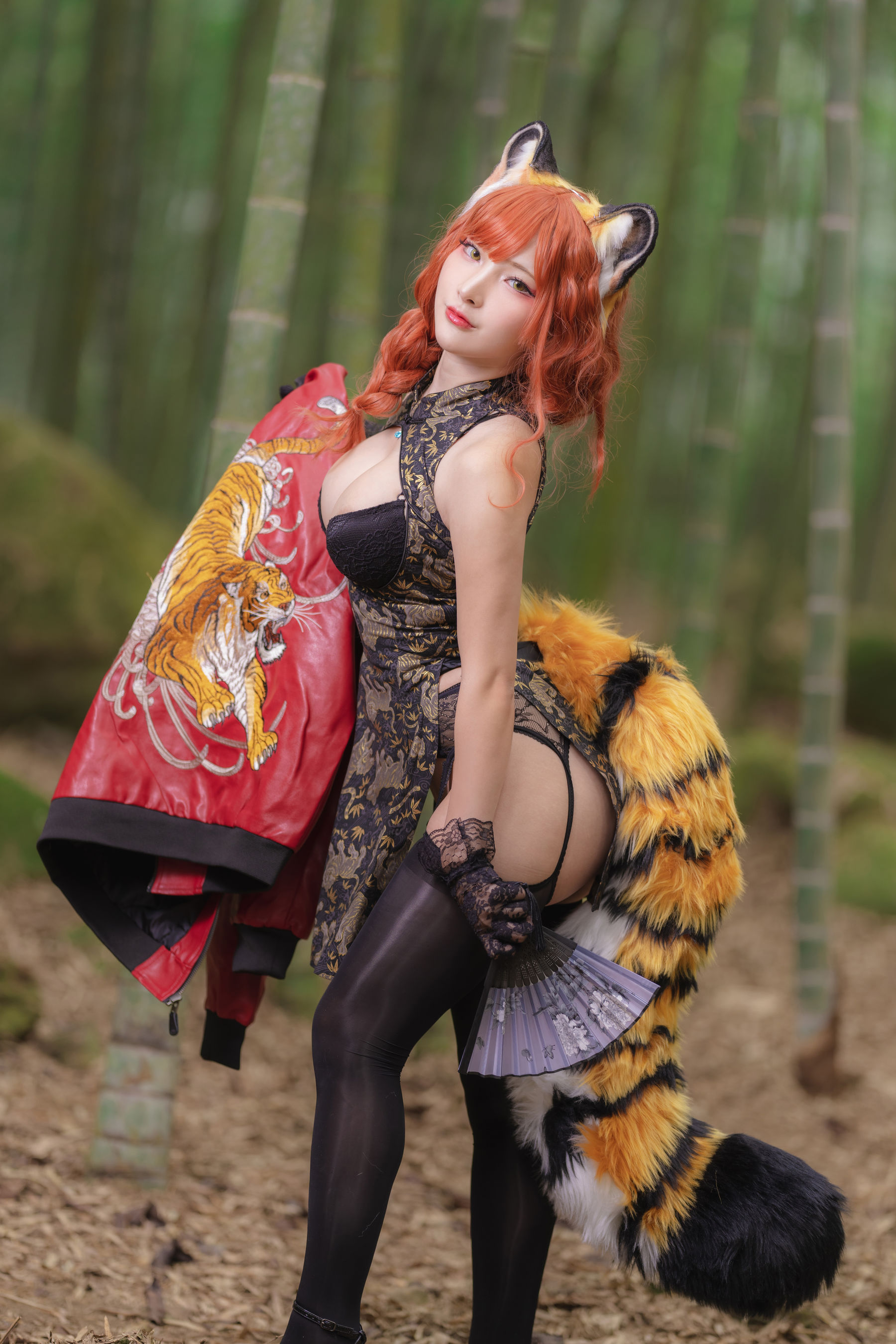 [Fantasy Factory] 小丁 Cosplay写真 - 2022.01 Tiger cheongsam