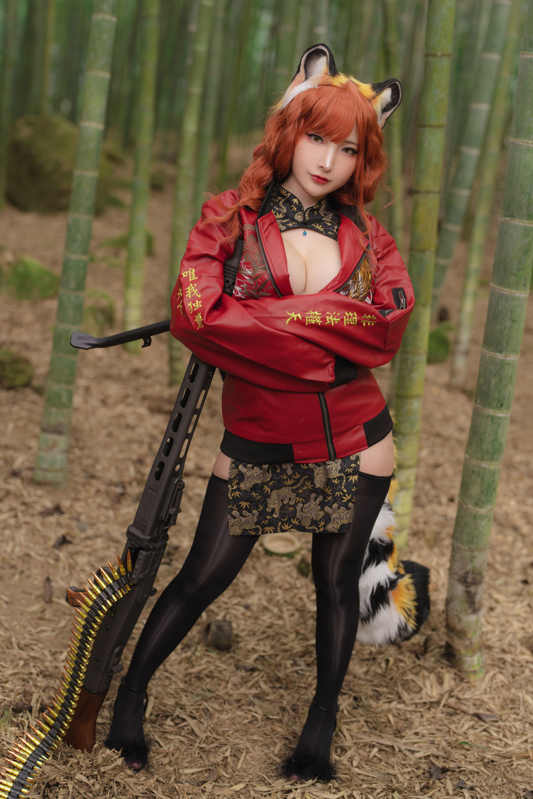 [Fantasy Factory] 小丁 Cosplay写真 - 2022.01 Tiger cheongsam