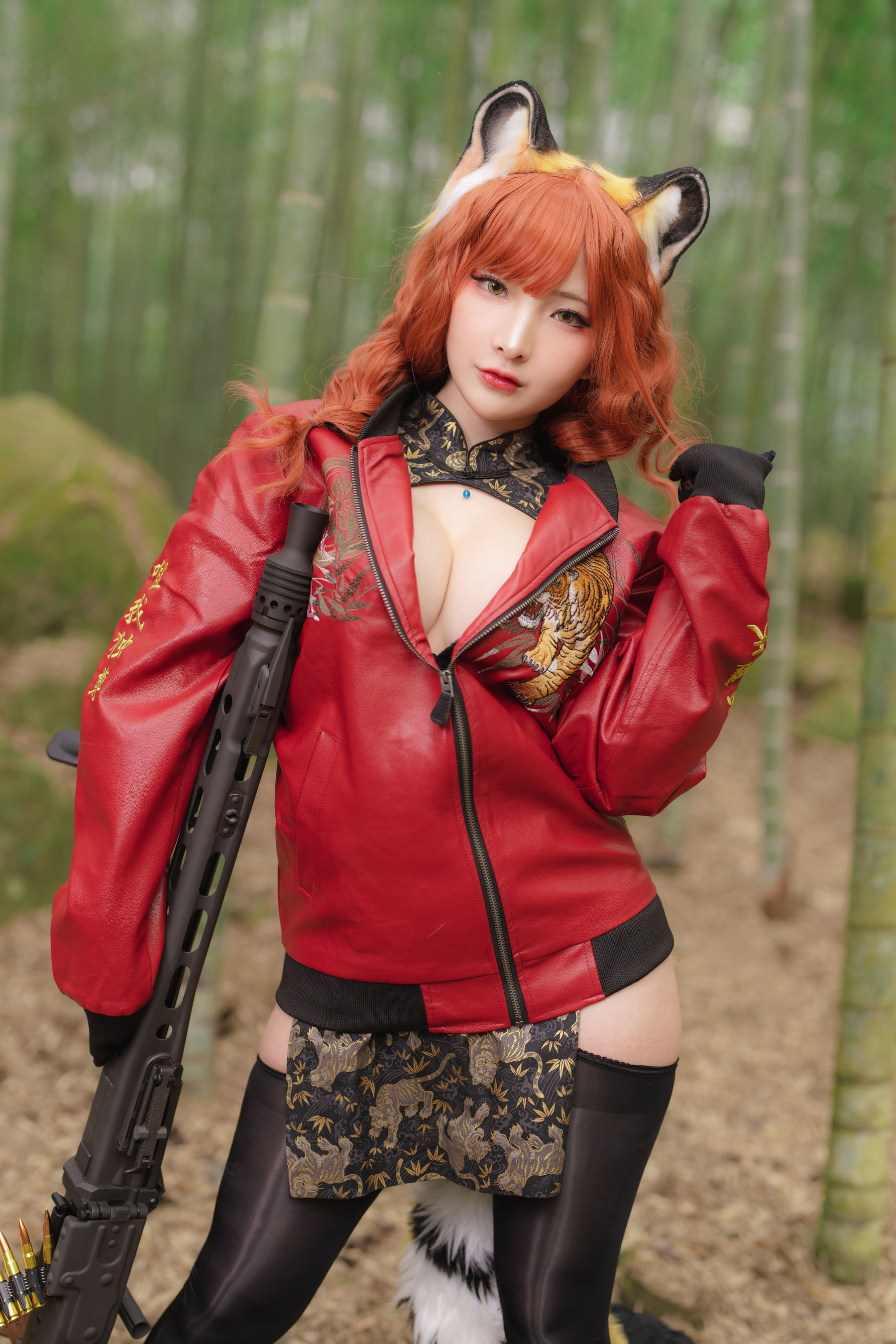 [Fantasy Factory] 小丁 Cosplay写真 - 2022.01 Tiger cheongsam