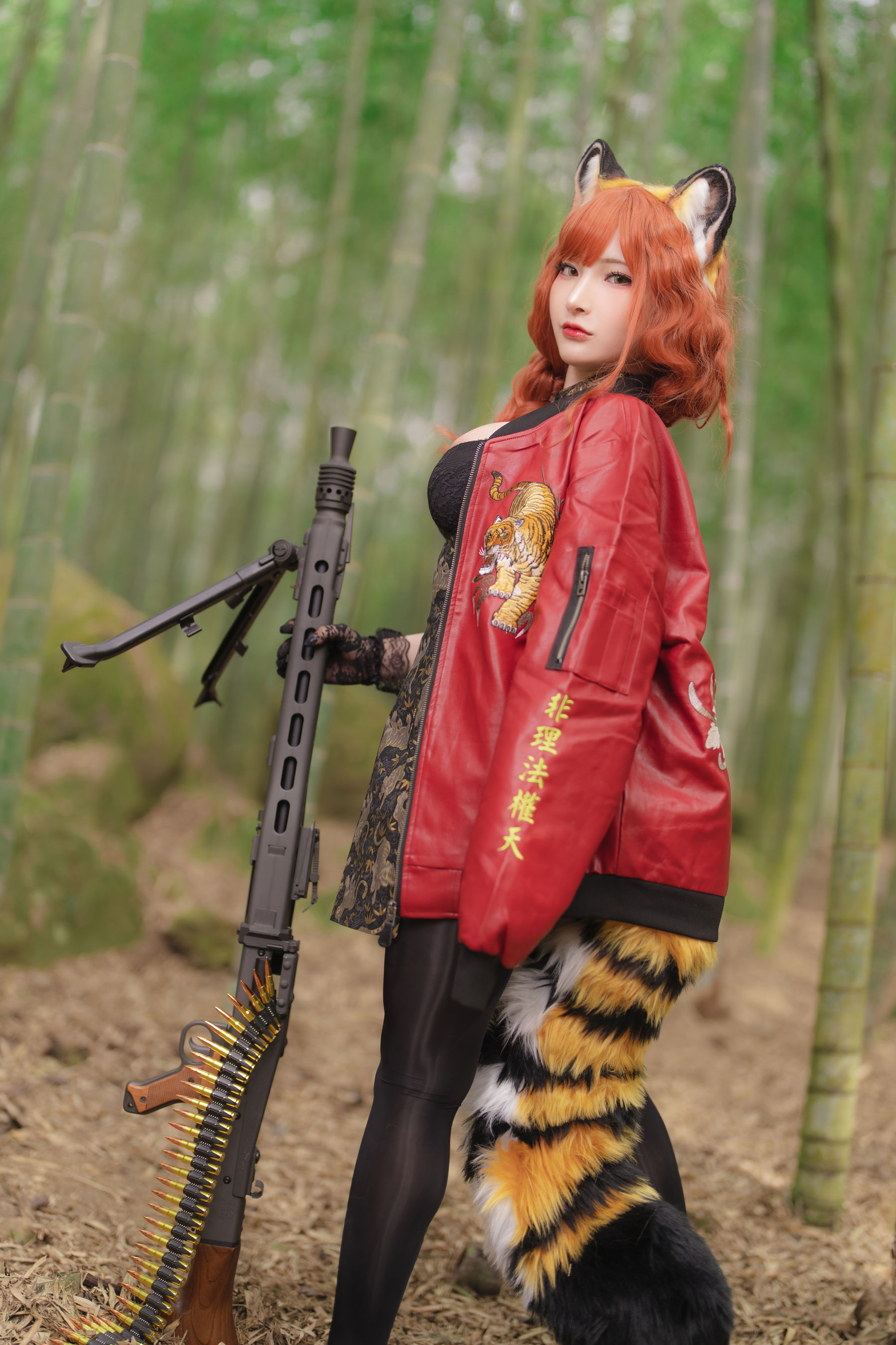 [Fantasy Factory] 小丁 Cosplay写真 - 2022.01 Tiger cheongsam