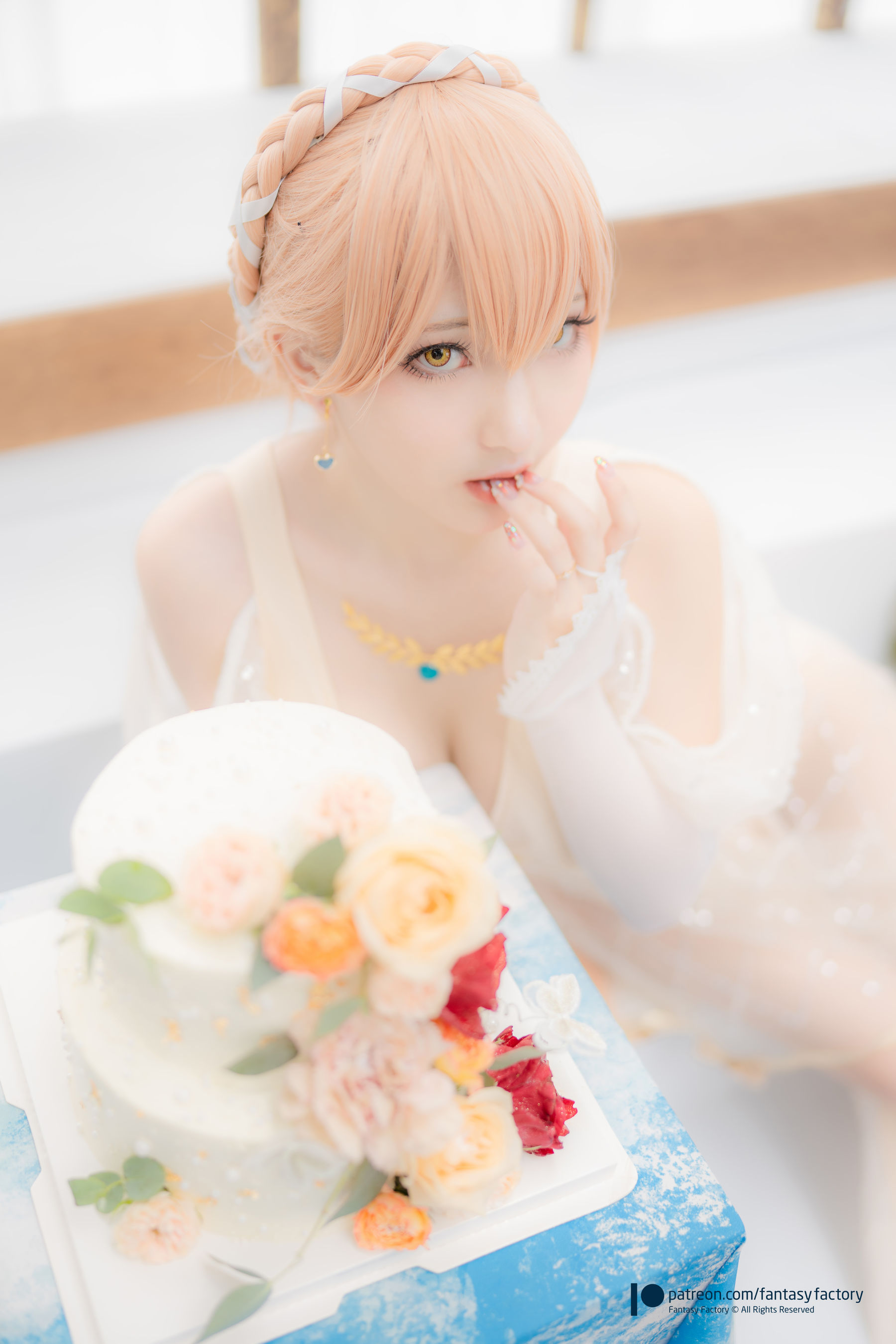[Fantasy Factory] 小丁 Cosplay写真 - 2022.02 Ots-14 Wedding dress