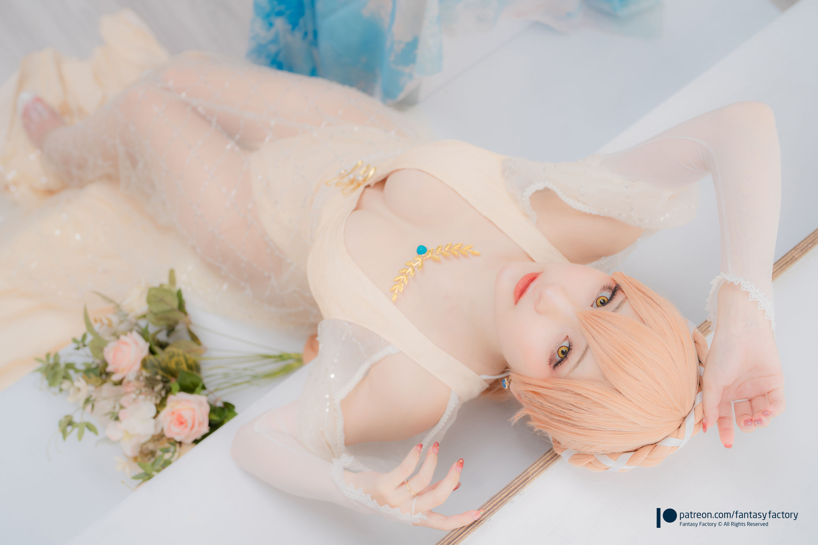 [Fantasy Factory] 小丁 Cosplay写真 - 2022.02 Ots-14 Wedding dress