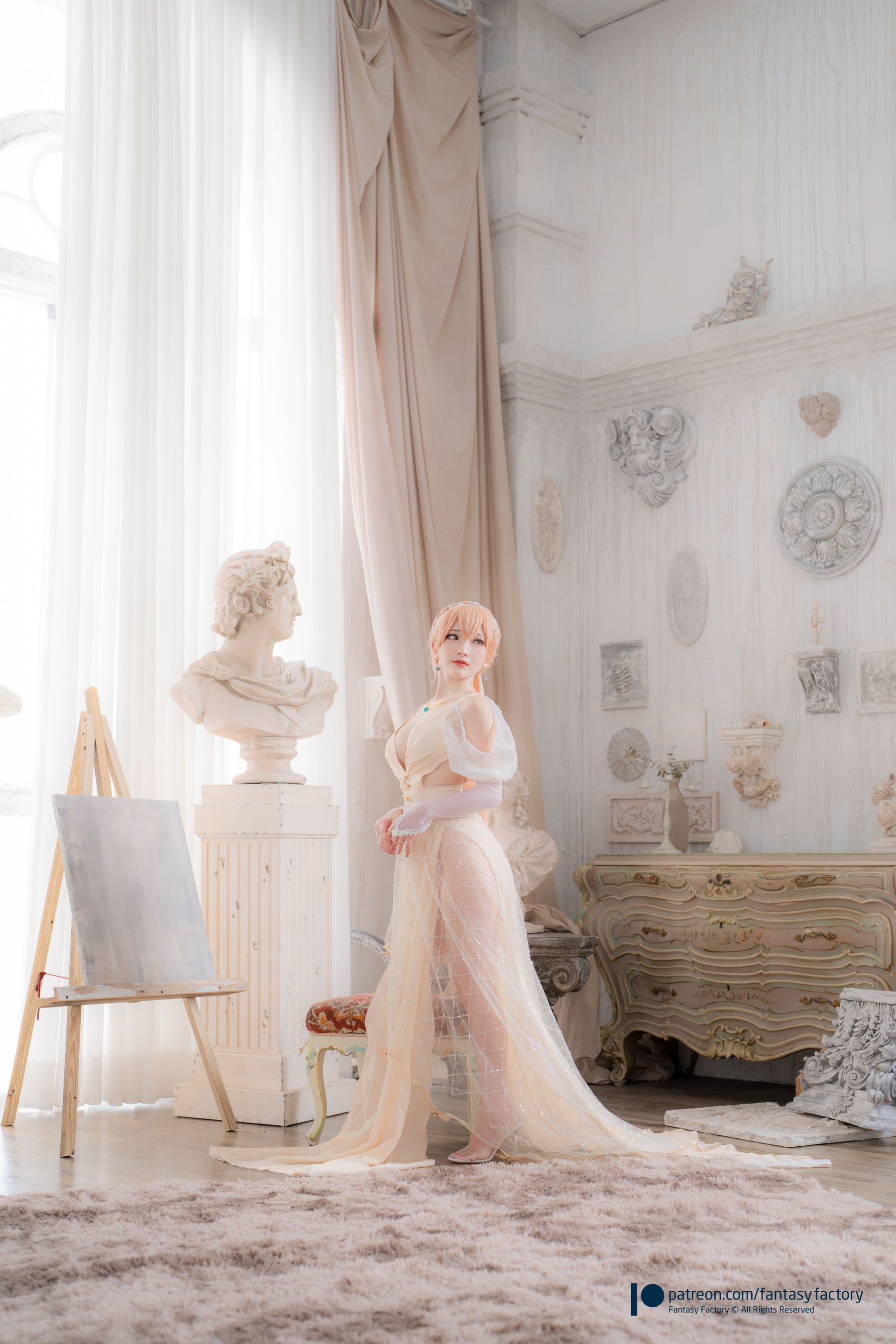 [Fantasy Factory] 小丁 Cosplay写真 - 2022.02 Ots-14 Wedding dress