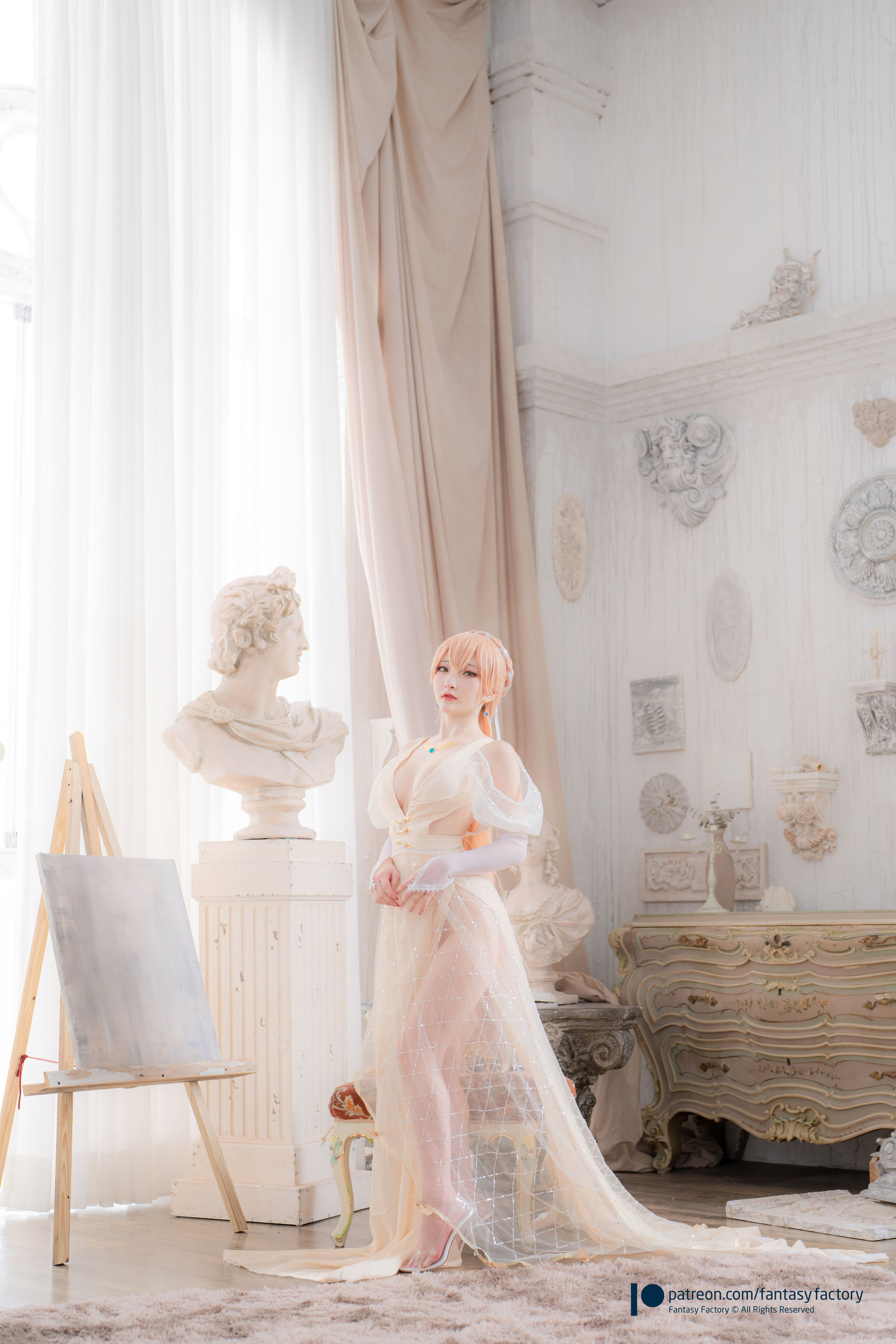 [Fantasy Factory] 小丁 Cosplay写真 - 2022.02 Ots-14 Wedding dress