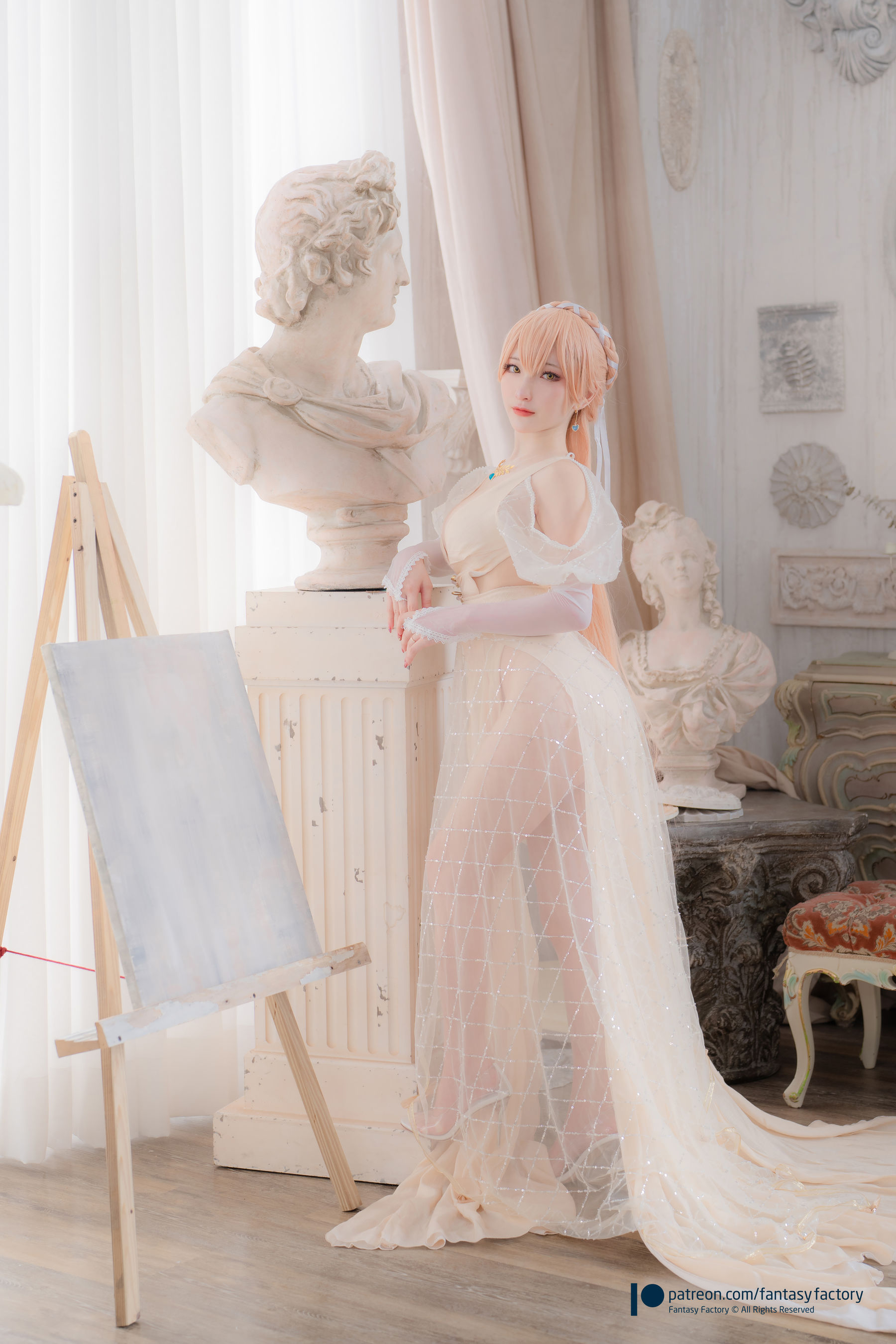 [Fantasy Factory] 小丁 Cosplay写真 - 2022.02 Ots-14 Wedding dress